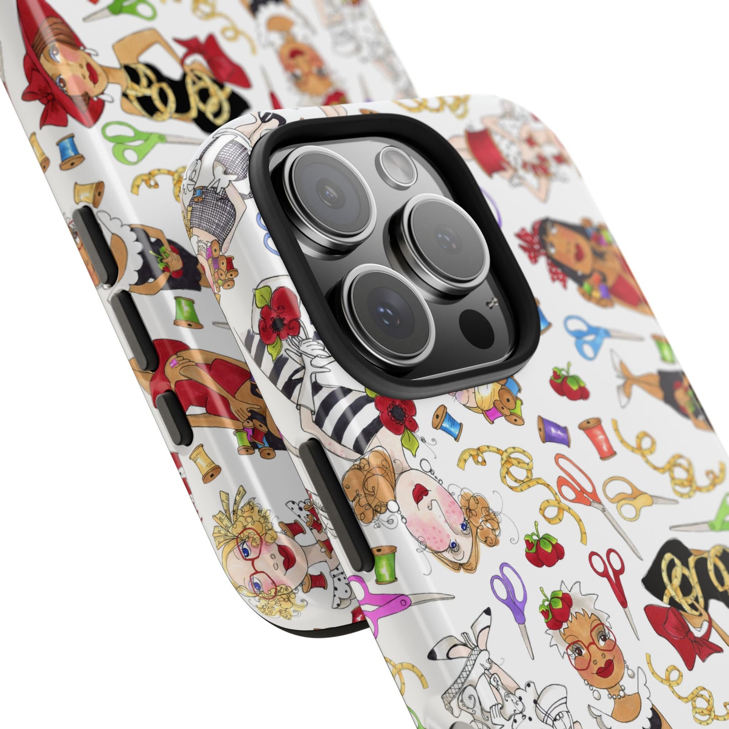 Sew Tossed White Phone Case