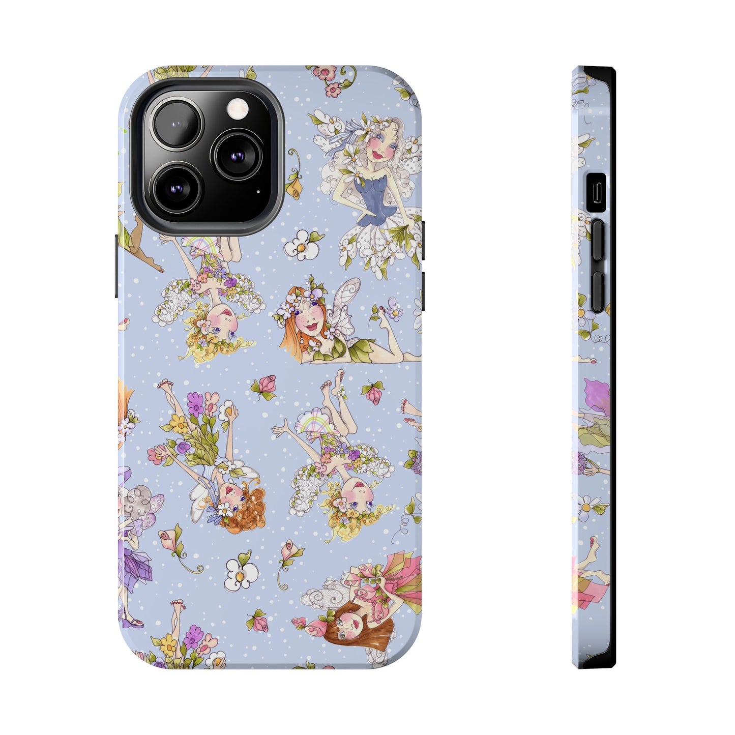 Tossed Fairies Blue Phone Case
