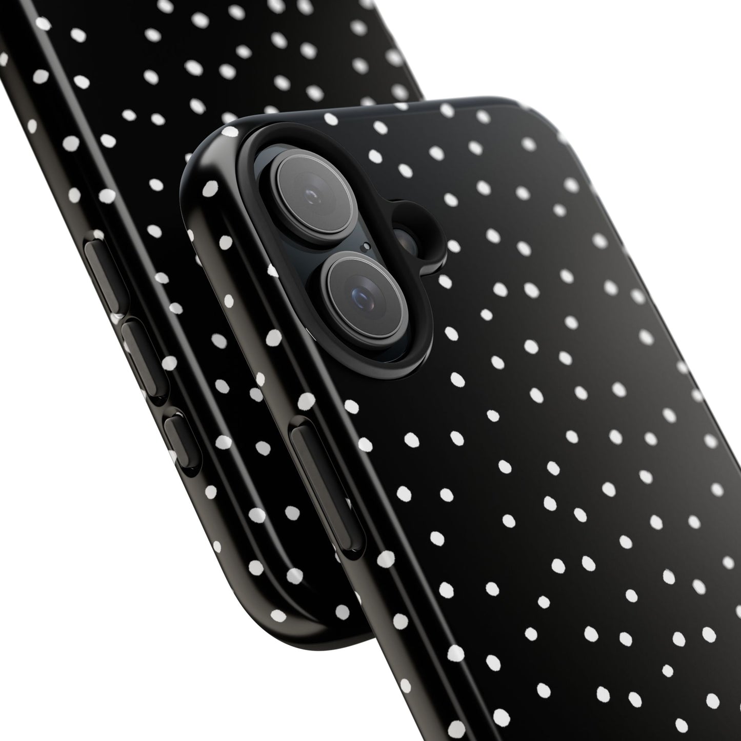 Dinky Dots Black / White Phone Case