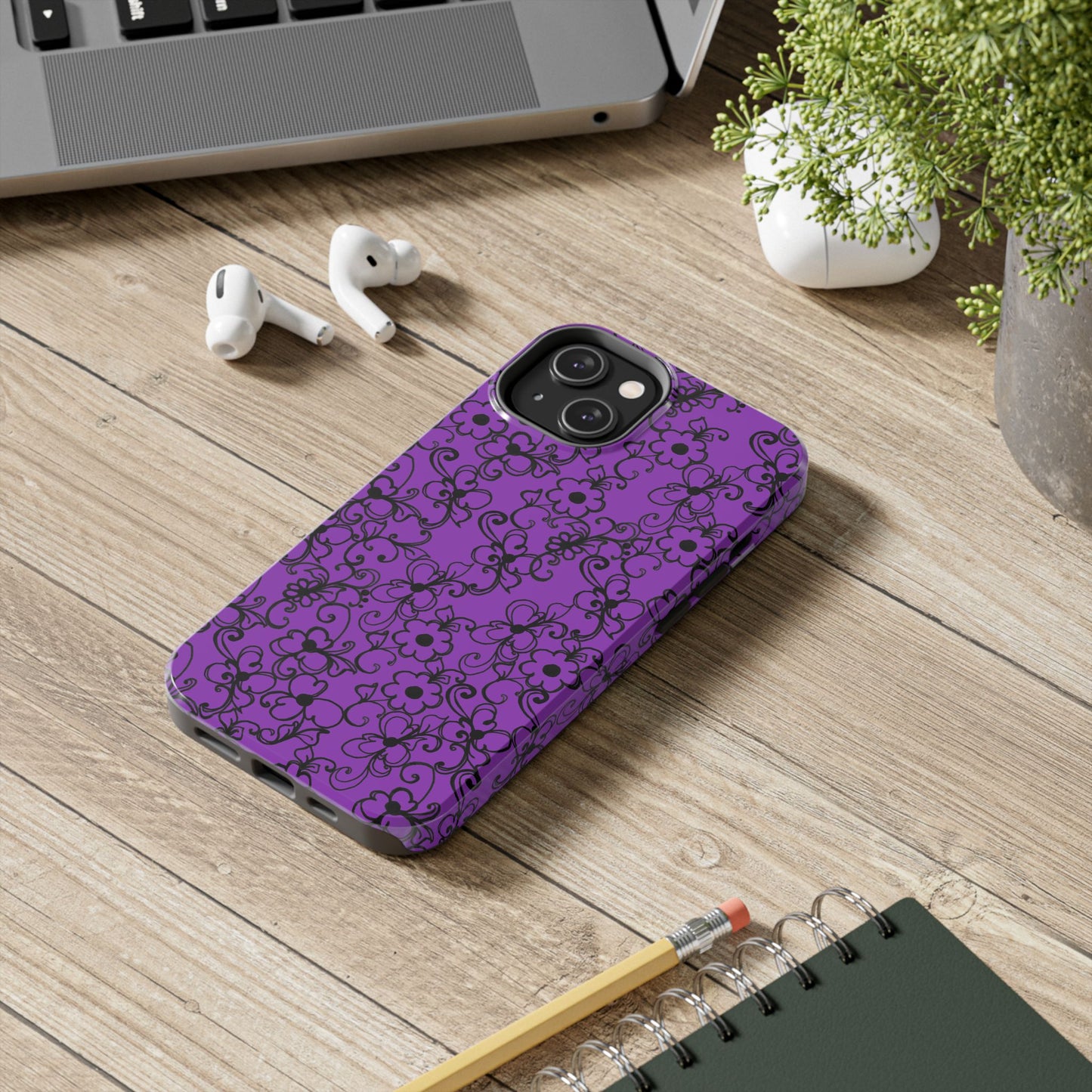 Daisy Jungle Purple Phone Case