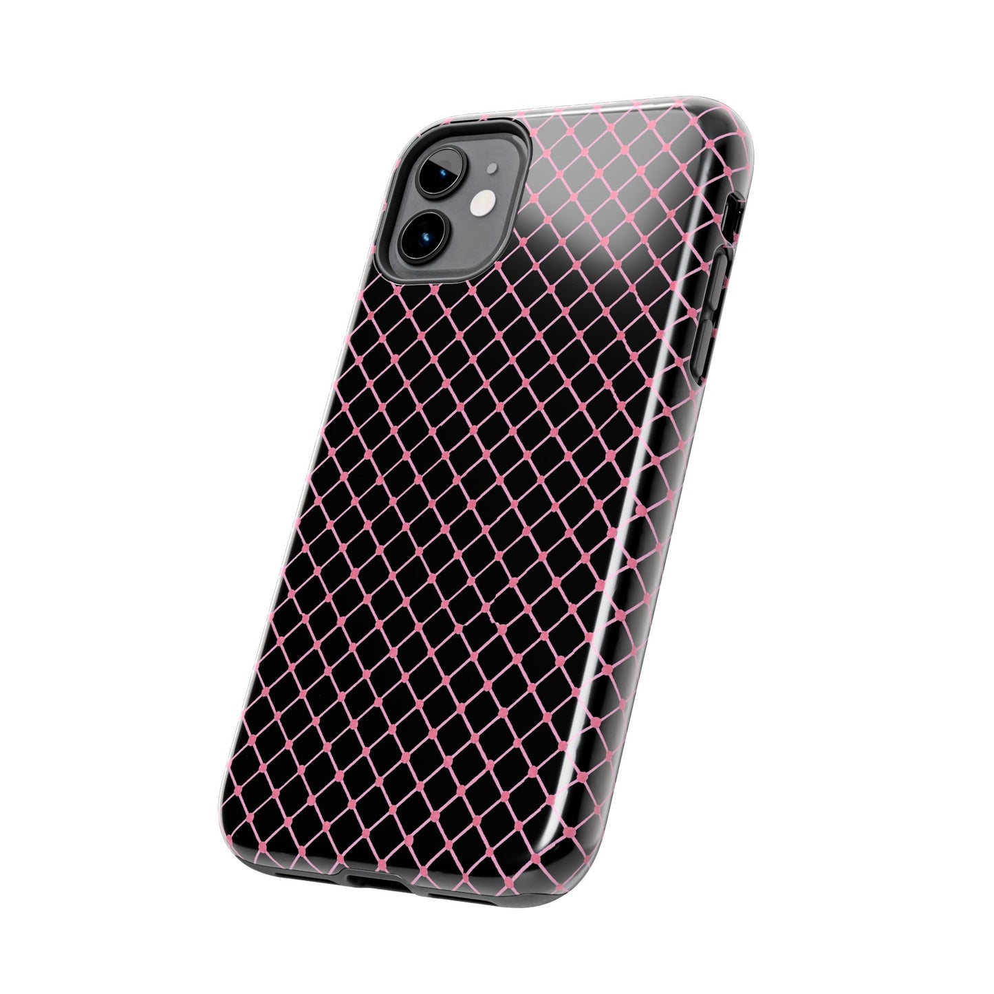 Cyclone Fence Black / Pink Phone Case