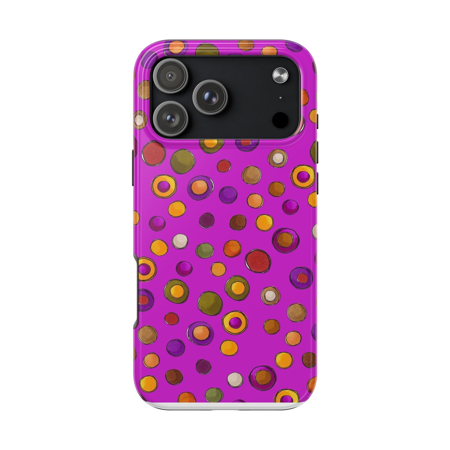 Double Dot Fuchsia Phone Case