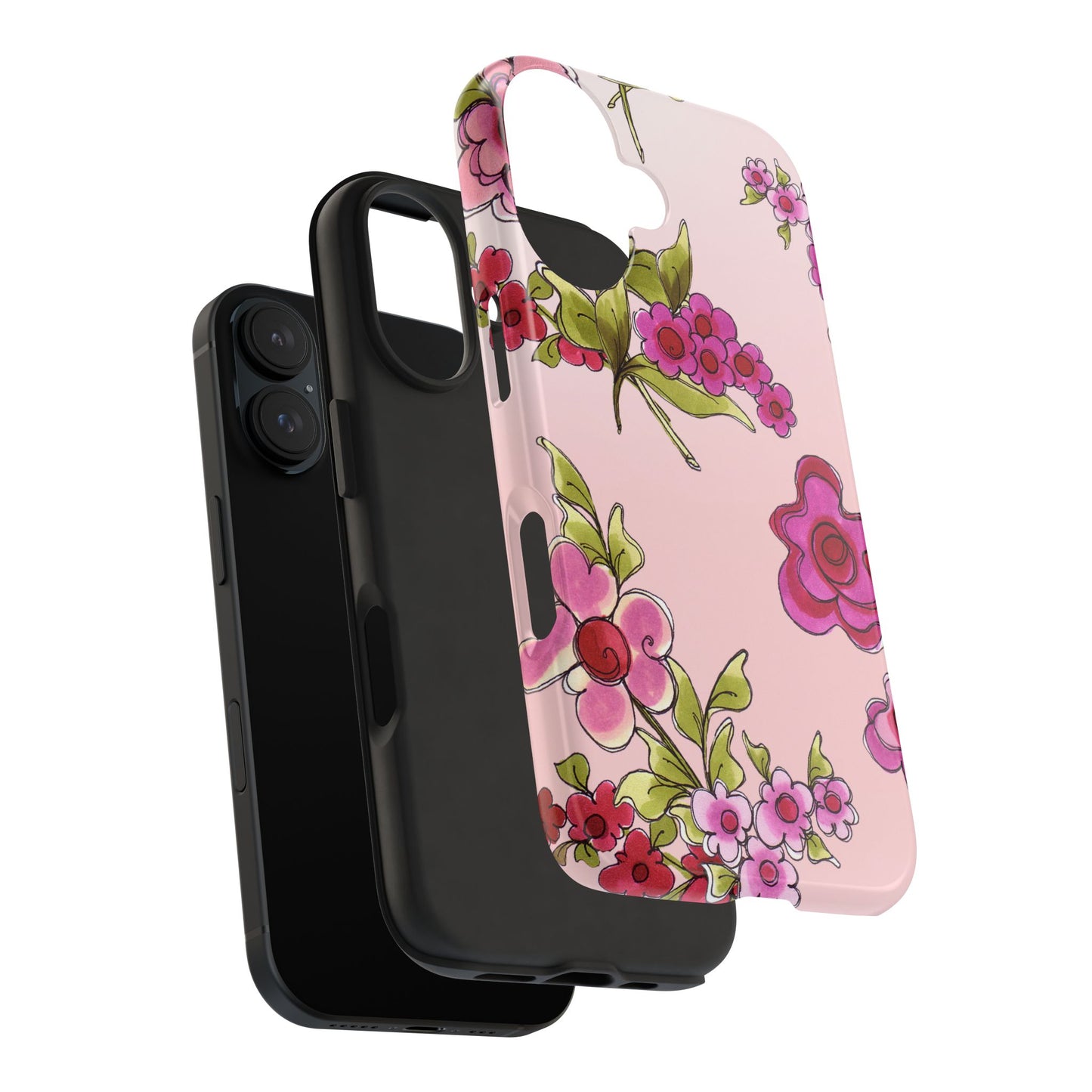Jumbo Floral Pink Phone Case