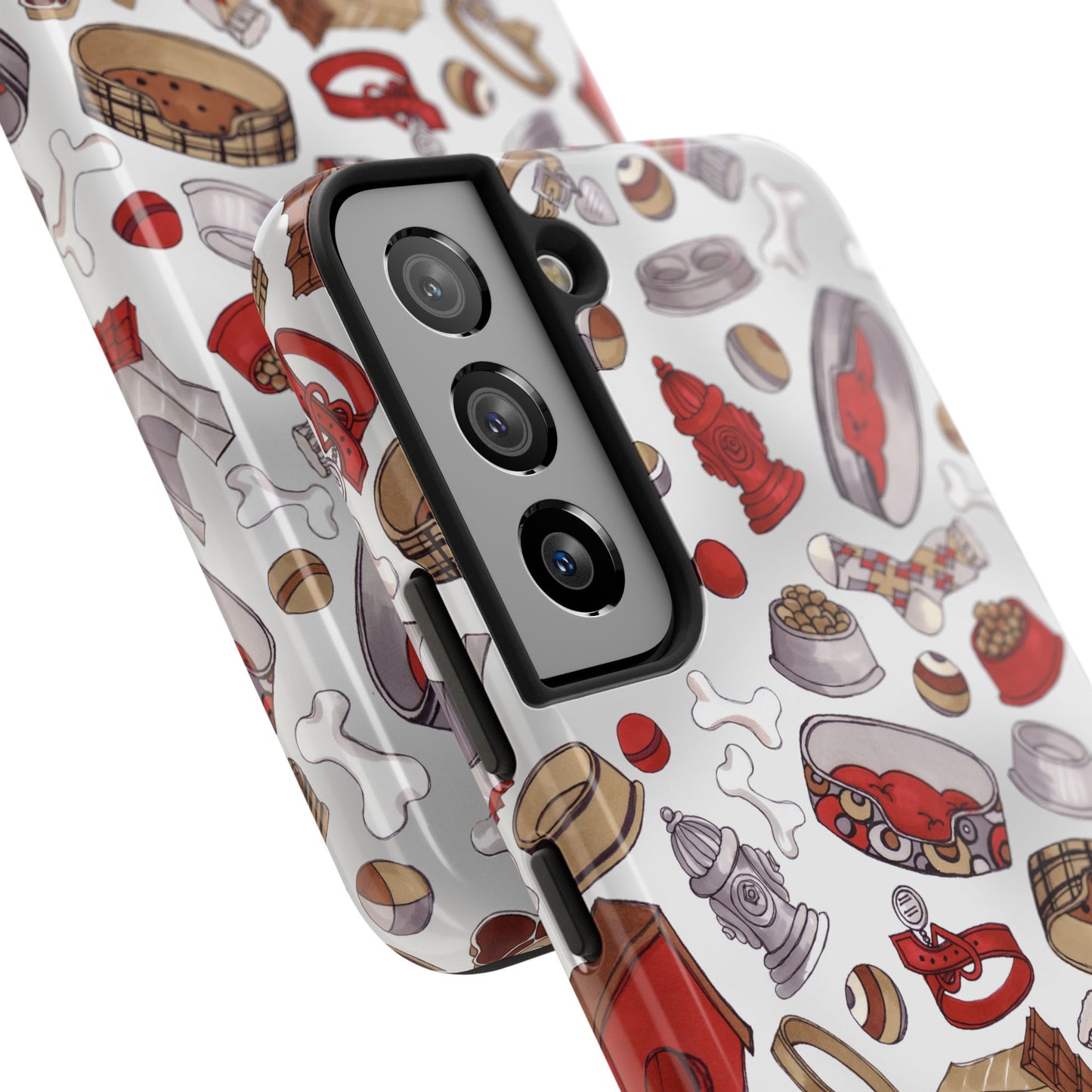 Doggie Stuff Gray Phone Case