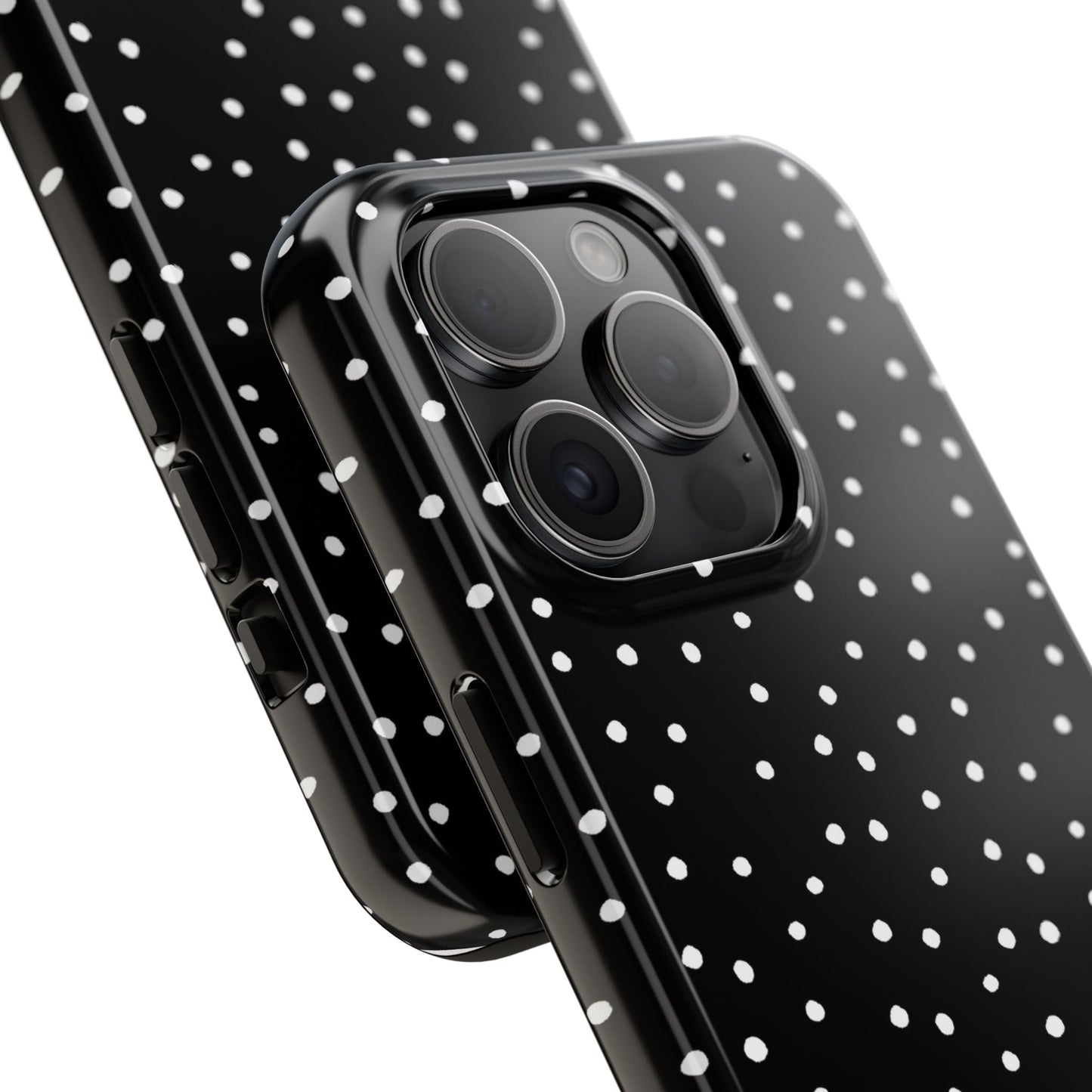 Dinky Dots Black / White Phone Case