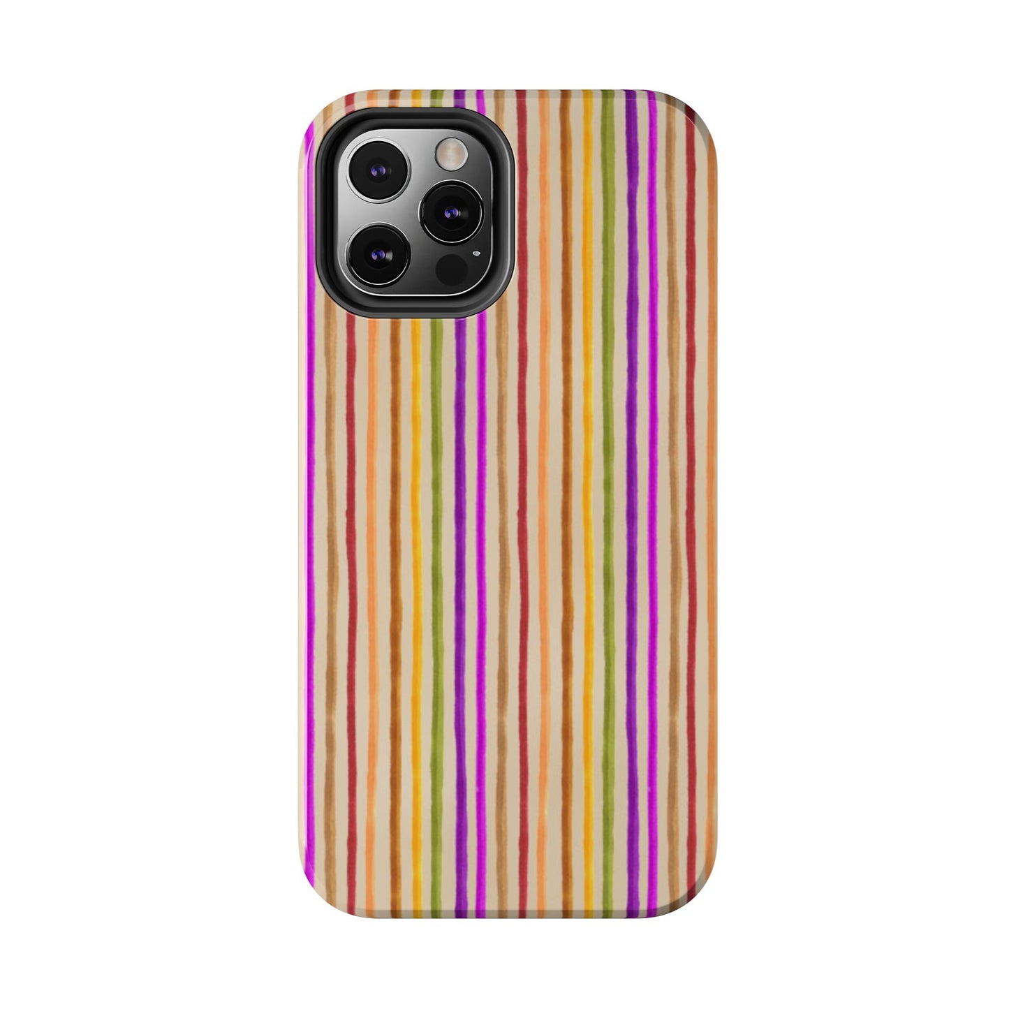 Spice Stripe Muslin Phone Case