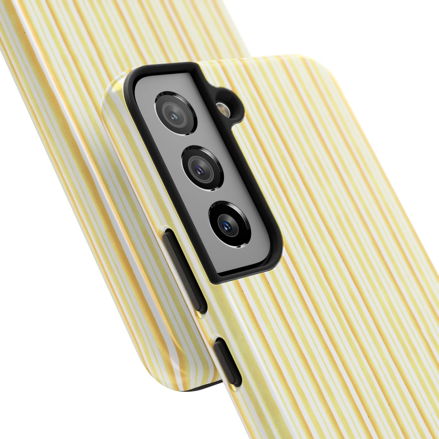 Tri Stripe Yellow Phone Case