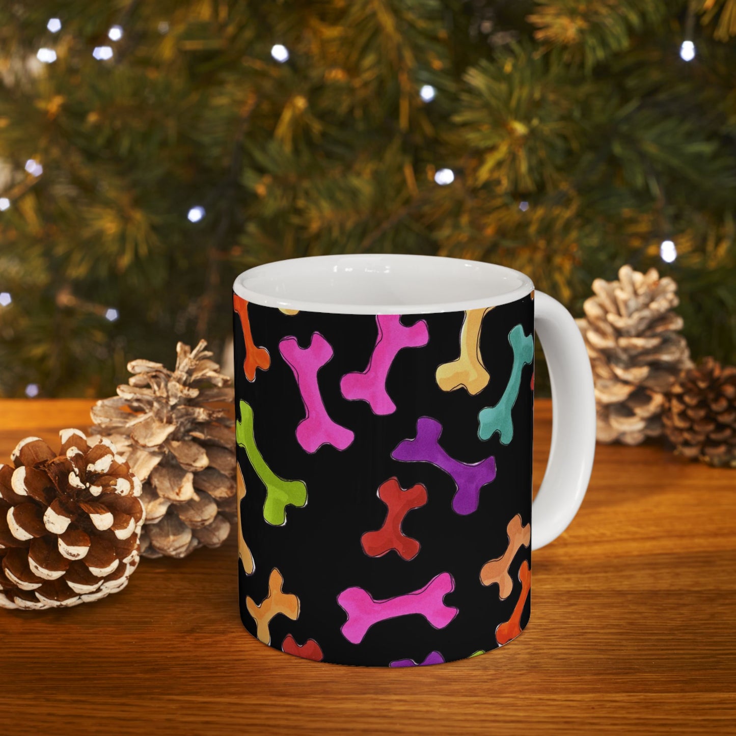 Happy Bones Black Cup