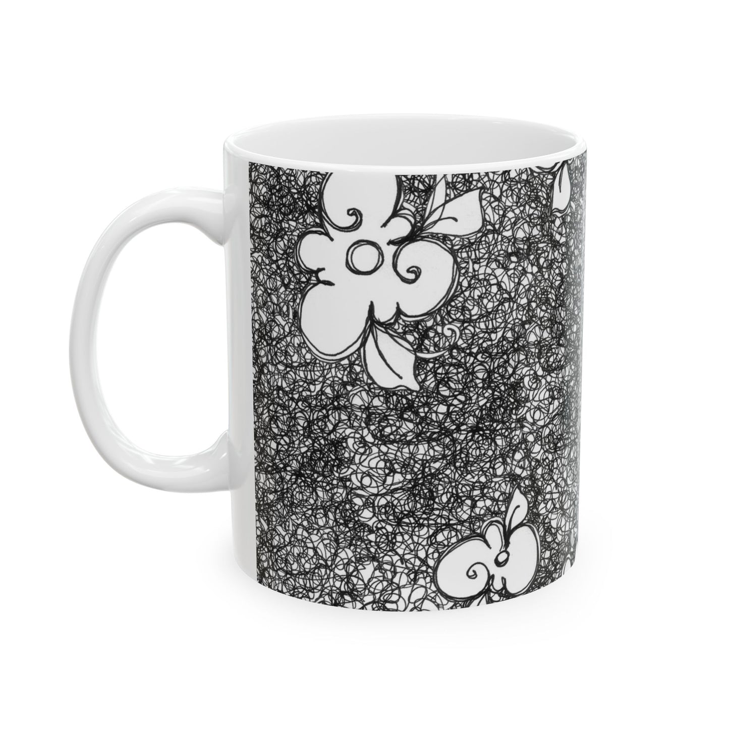Flower Scribbles Cup