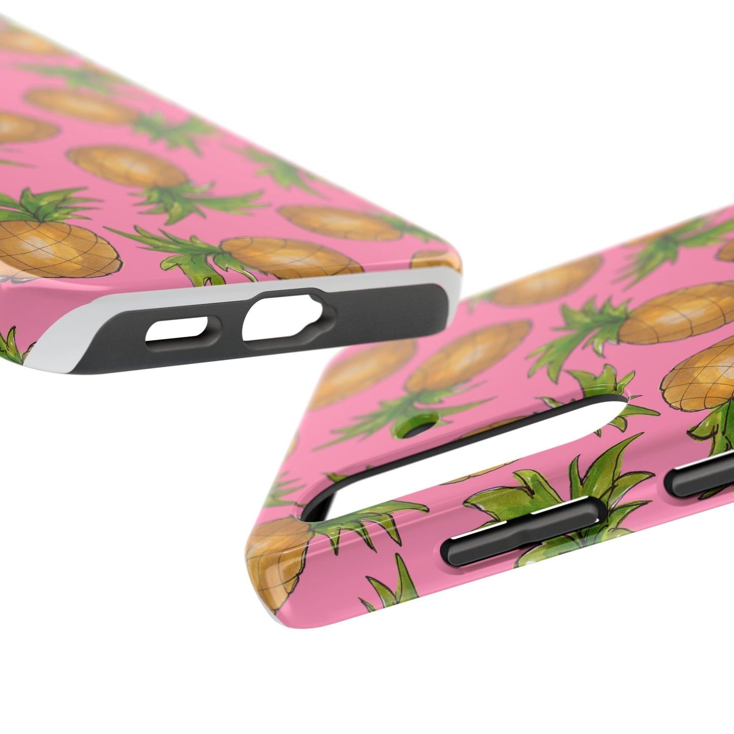 Pineapple Toss Pink Phone Case