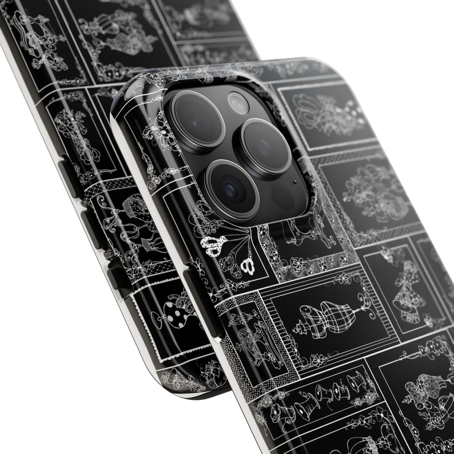 Sew Fancy Black Phone Case