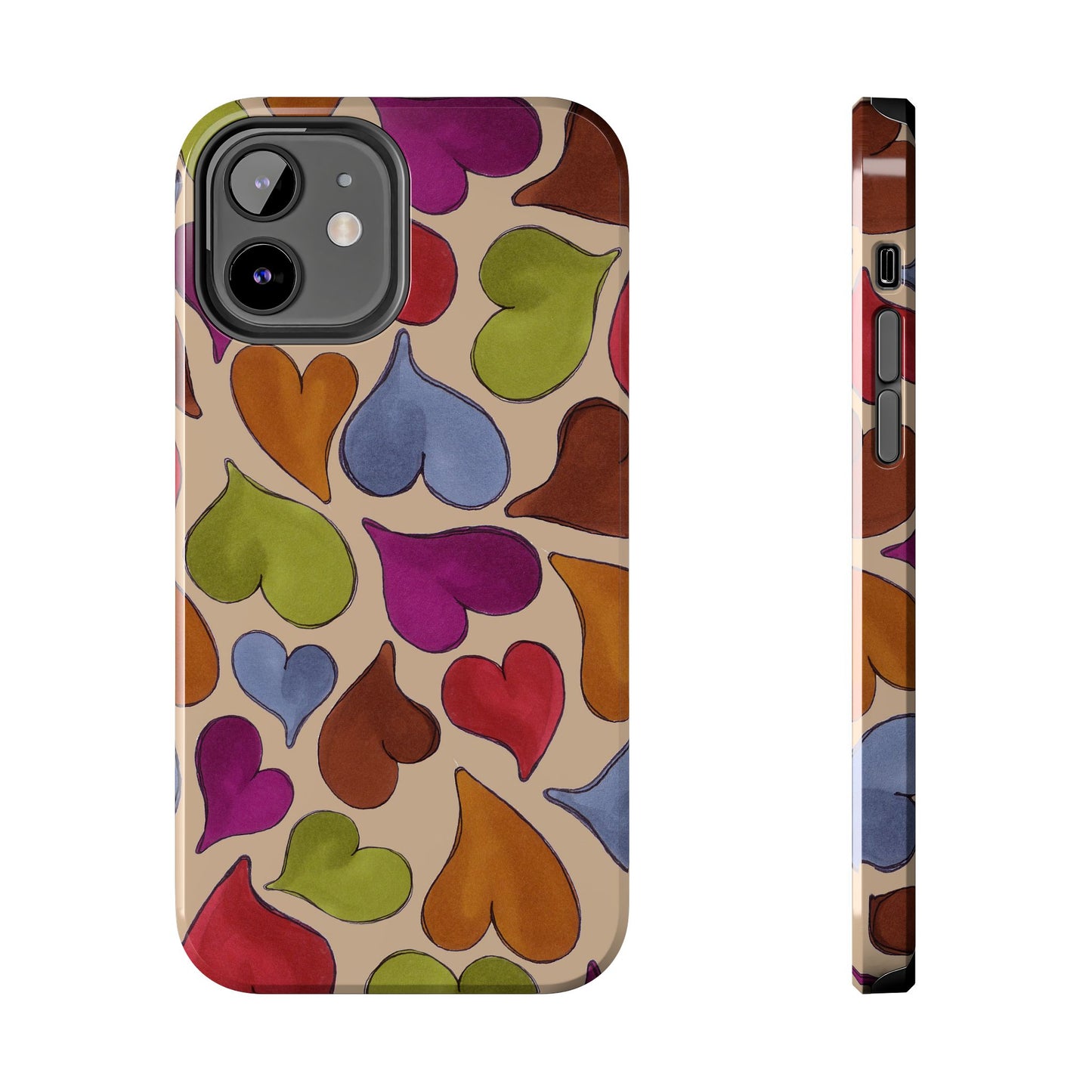 Big Hearted Khaki Phone Case