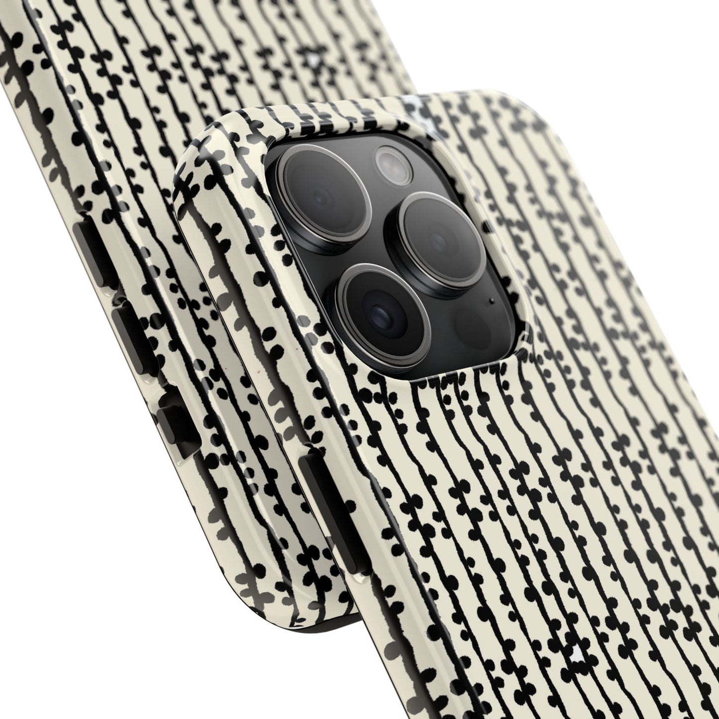 Loopy Stripe Bone Phone Case
