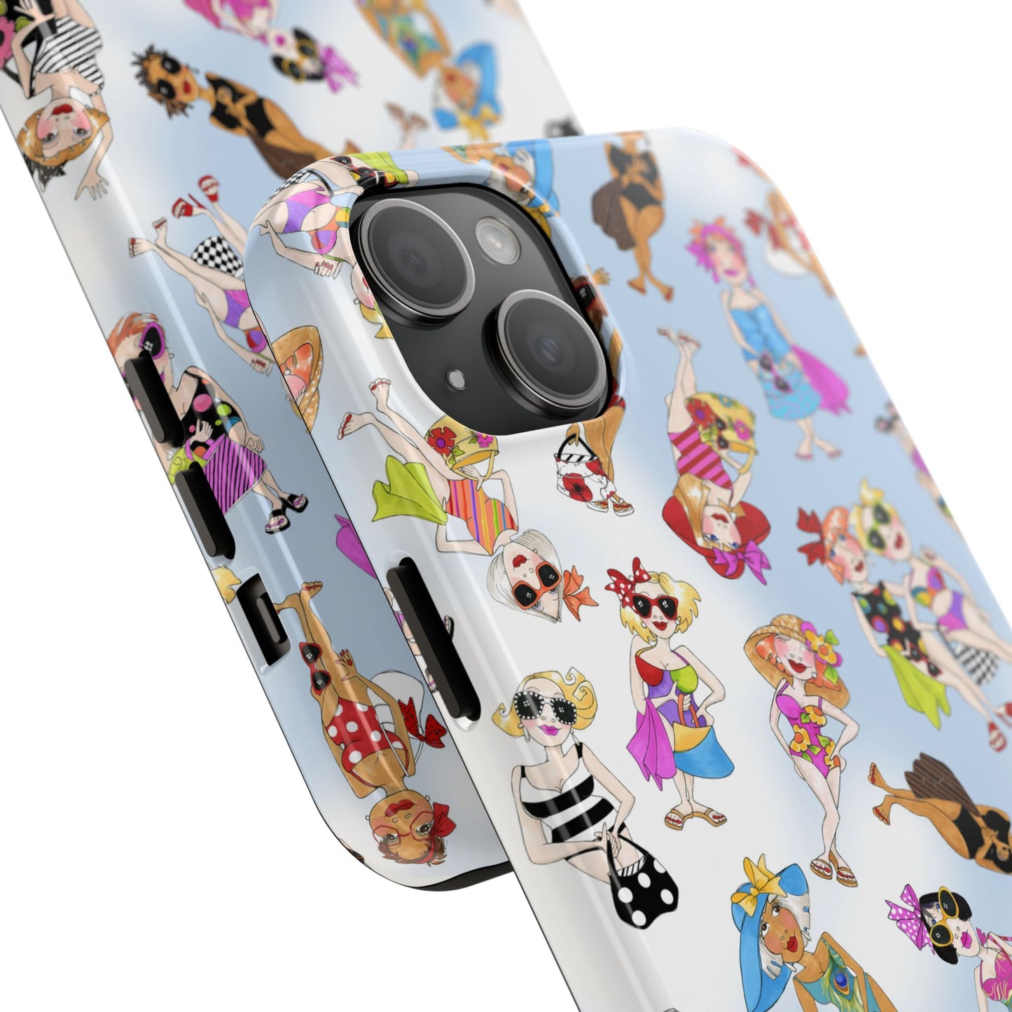 Tossed Beauties Blue Sky Phone Case