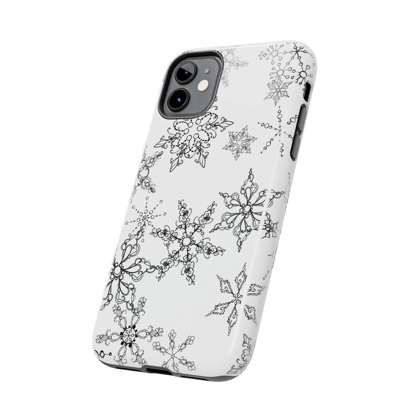 Random Flakes White Phone Case
