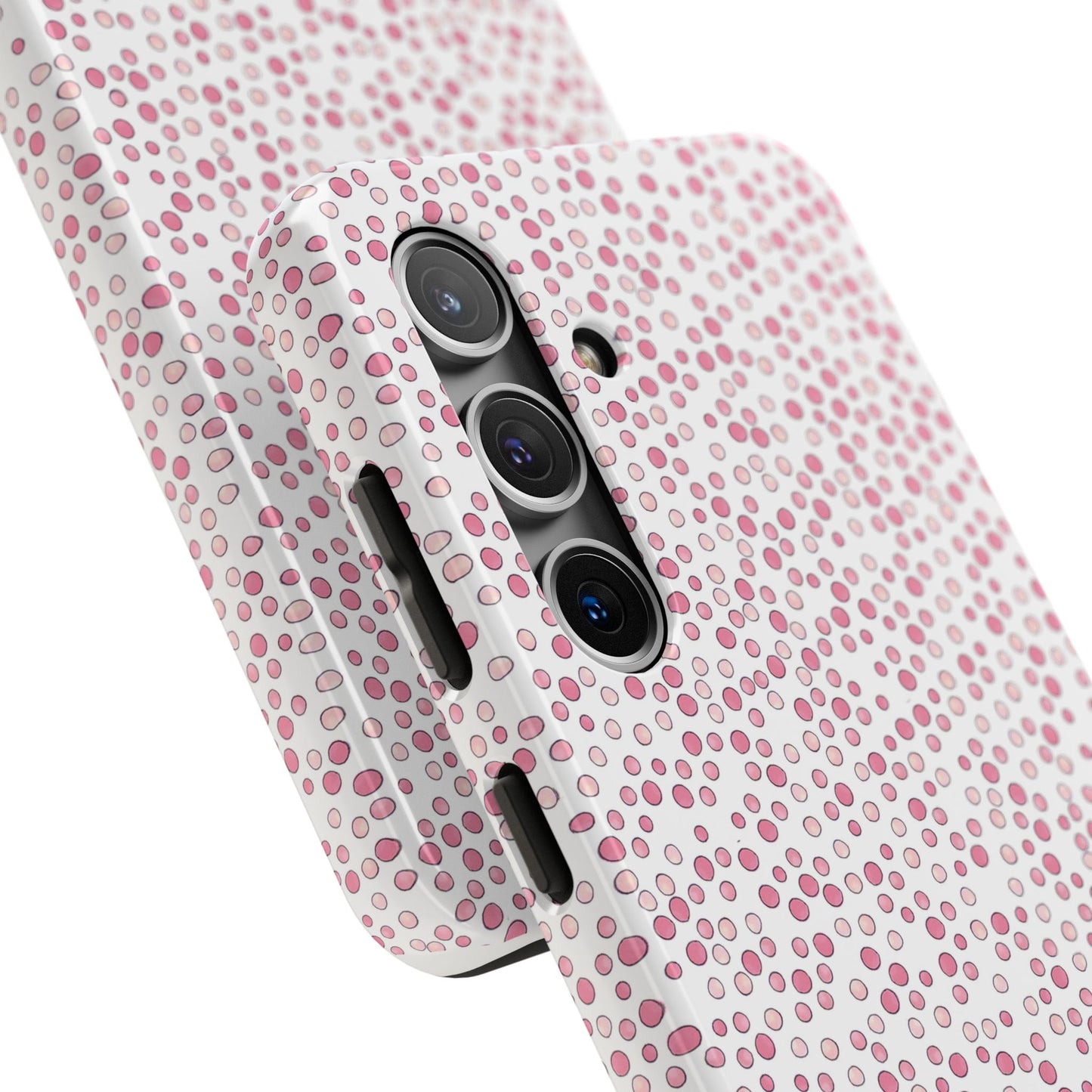 Water Spot Pink / White Phone Case