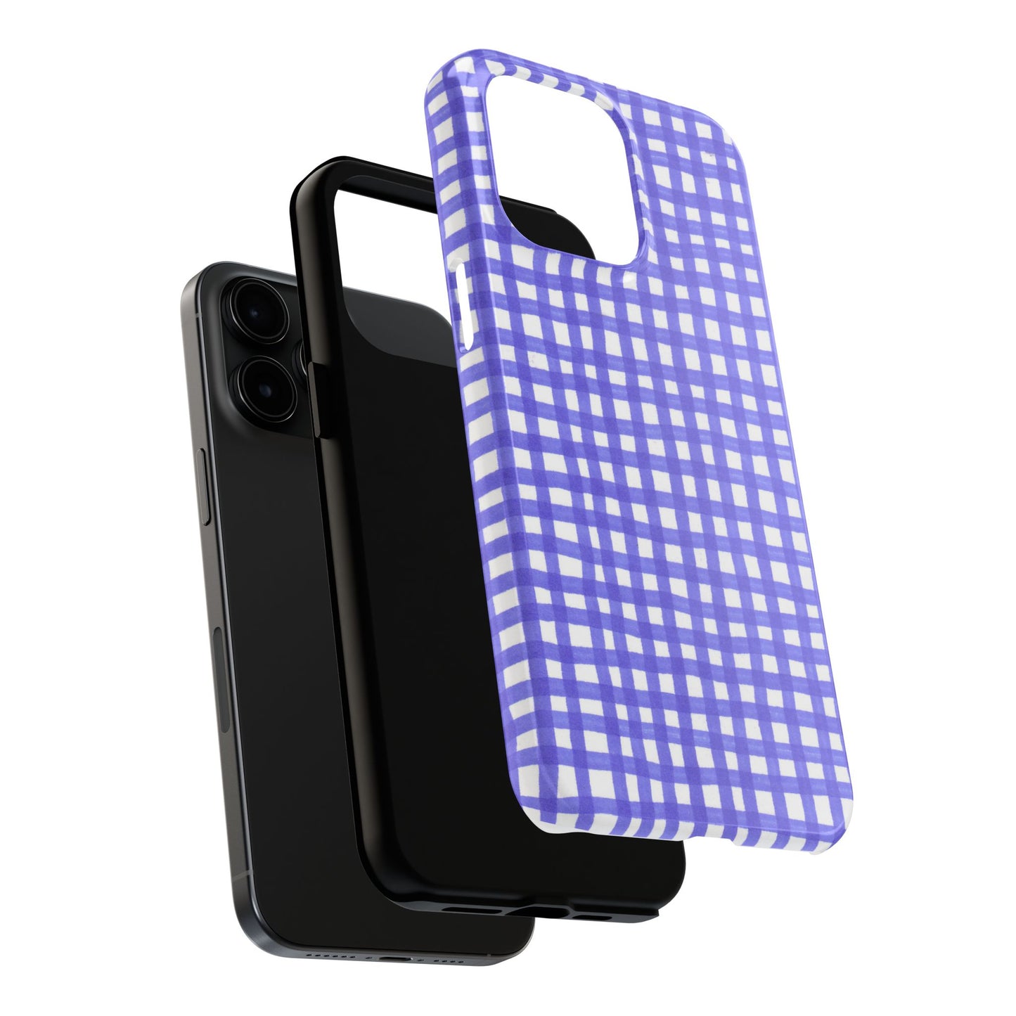 Chipper Check Blue Phone Case