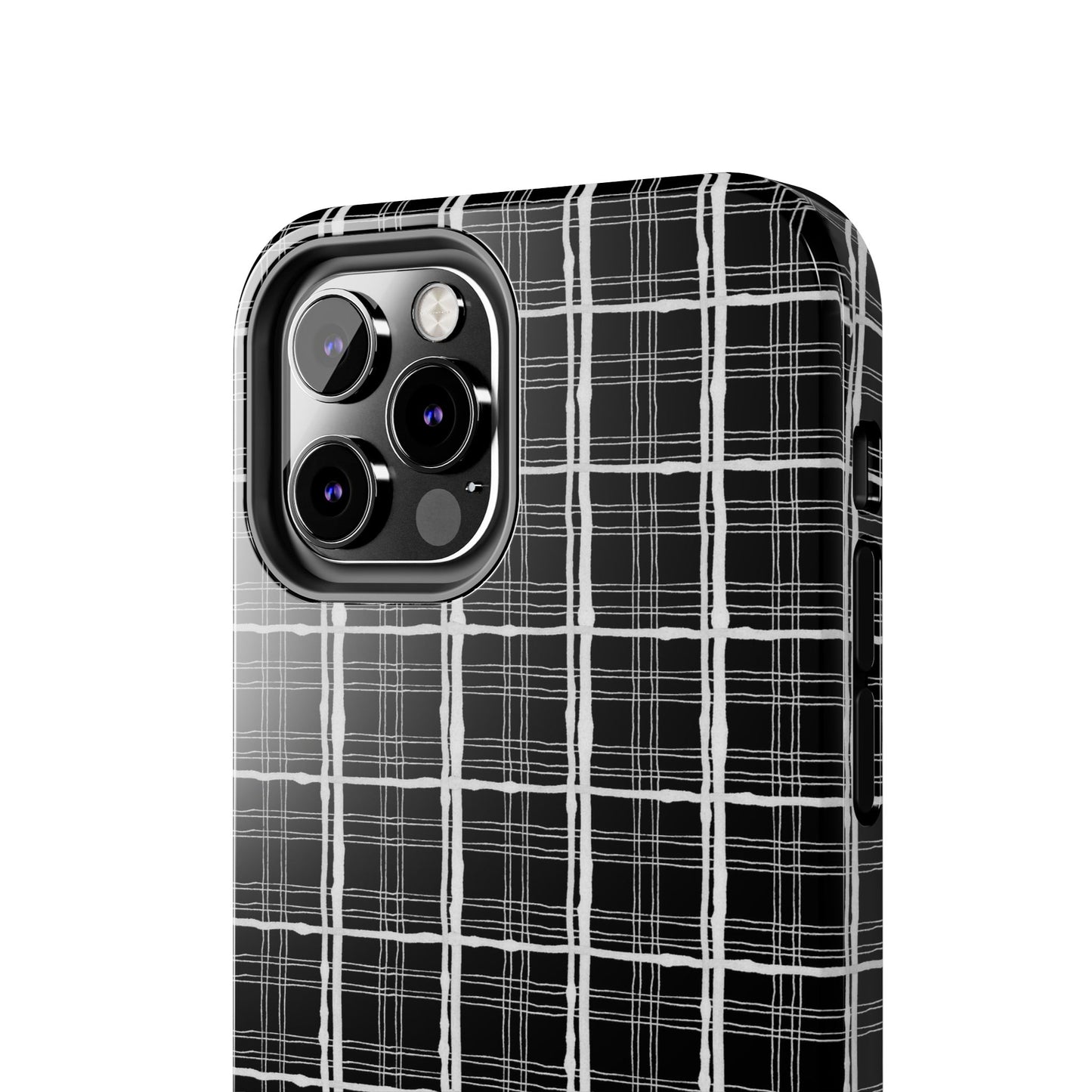 Sophistiplaid Black / White Phone Case