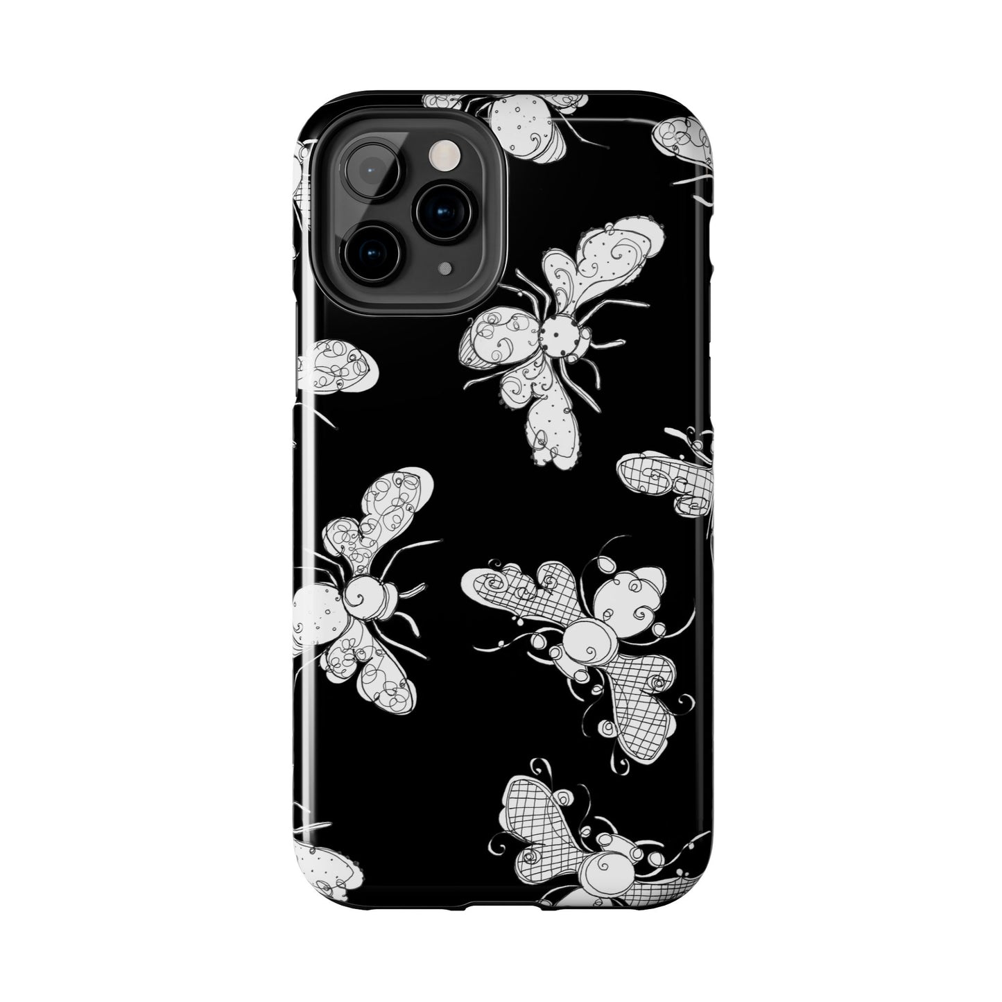 Busy Bee Black Phone Case