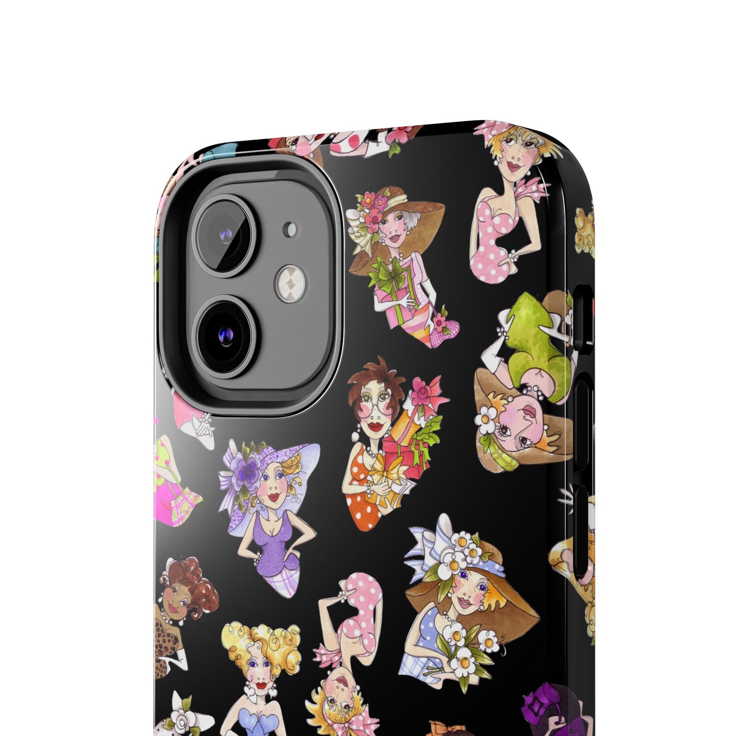 Fast Women Tossed Black Phone Case