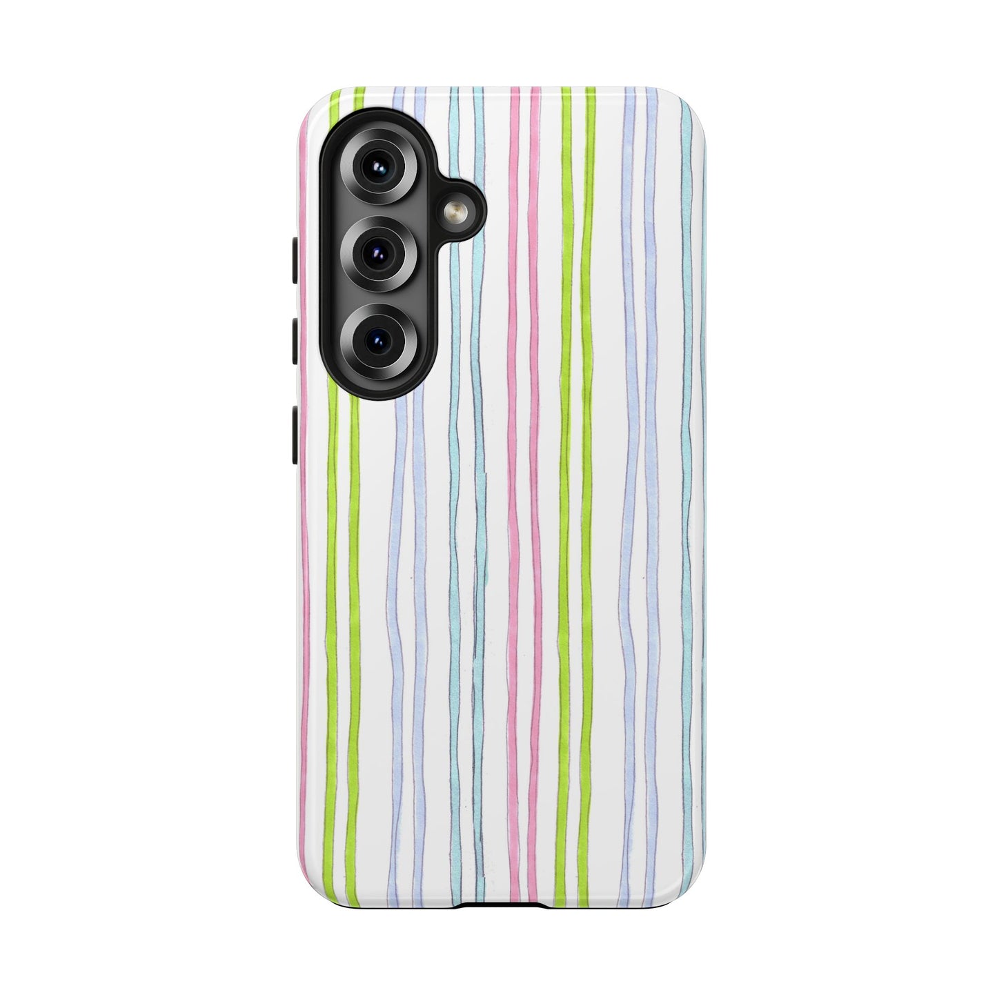 Belle Stripe White Phone Case
