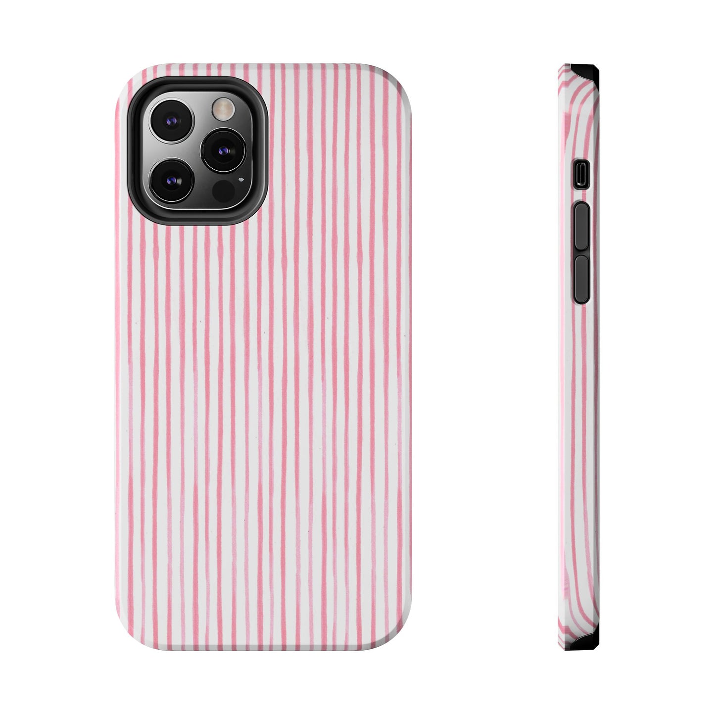 Candy Stripe White / Pink Phone Case