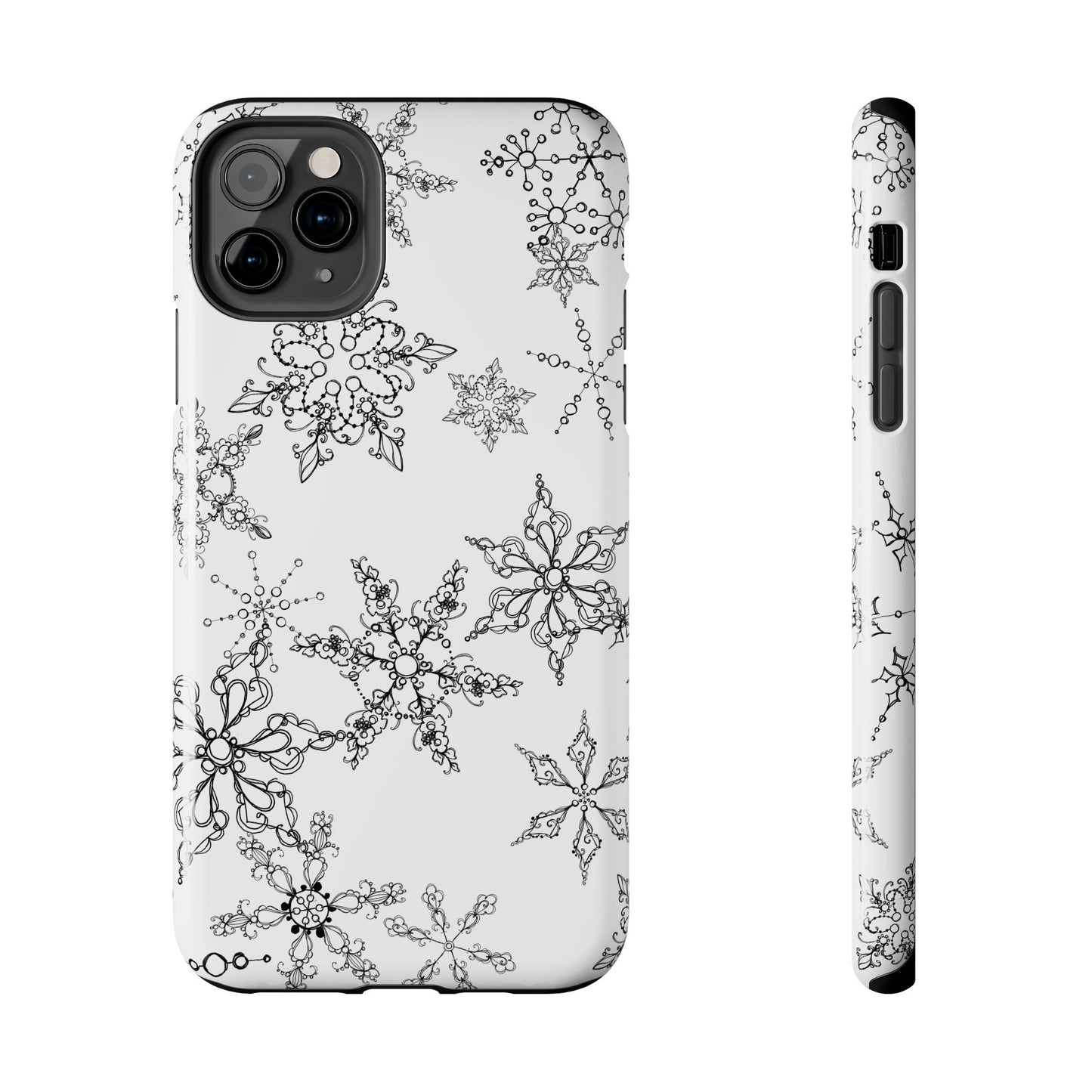 Random Flakes White Phone Case