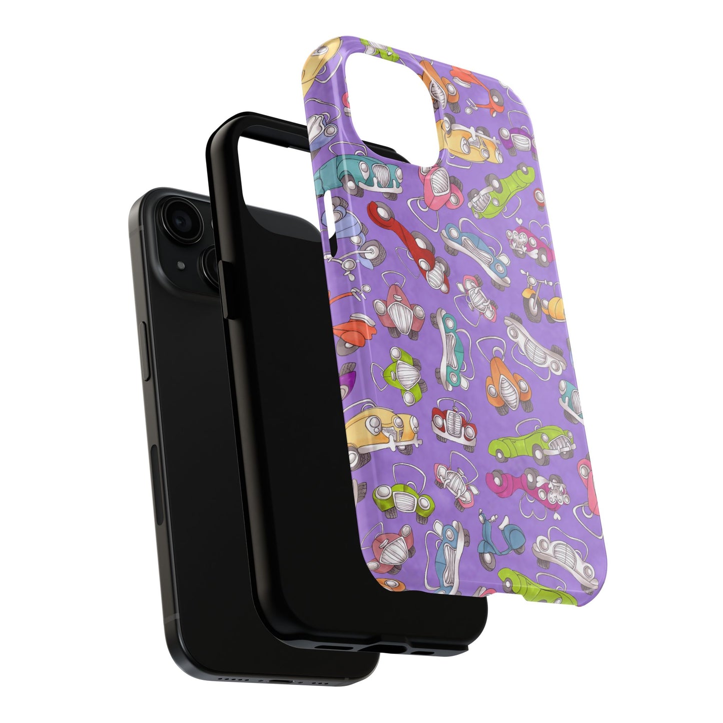 Pile Up Purple Phone Case