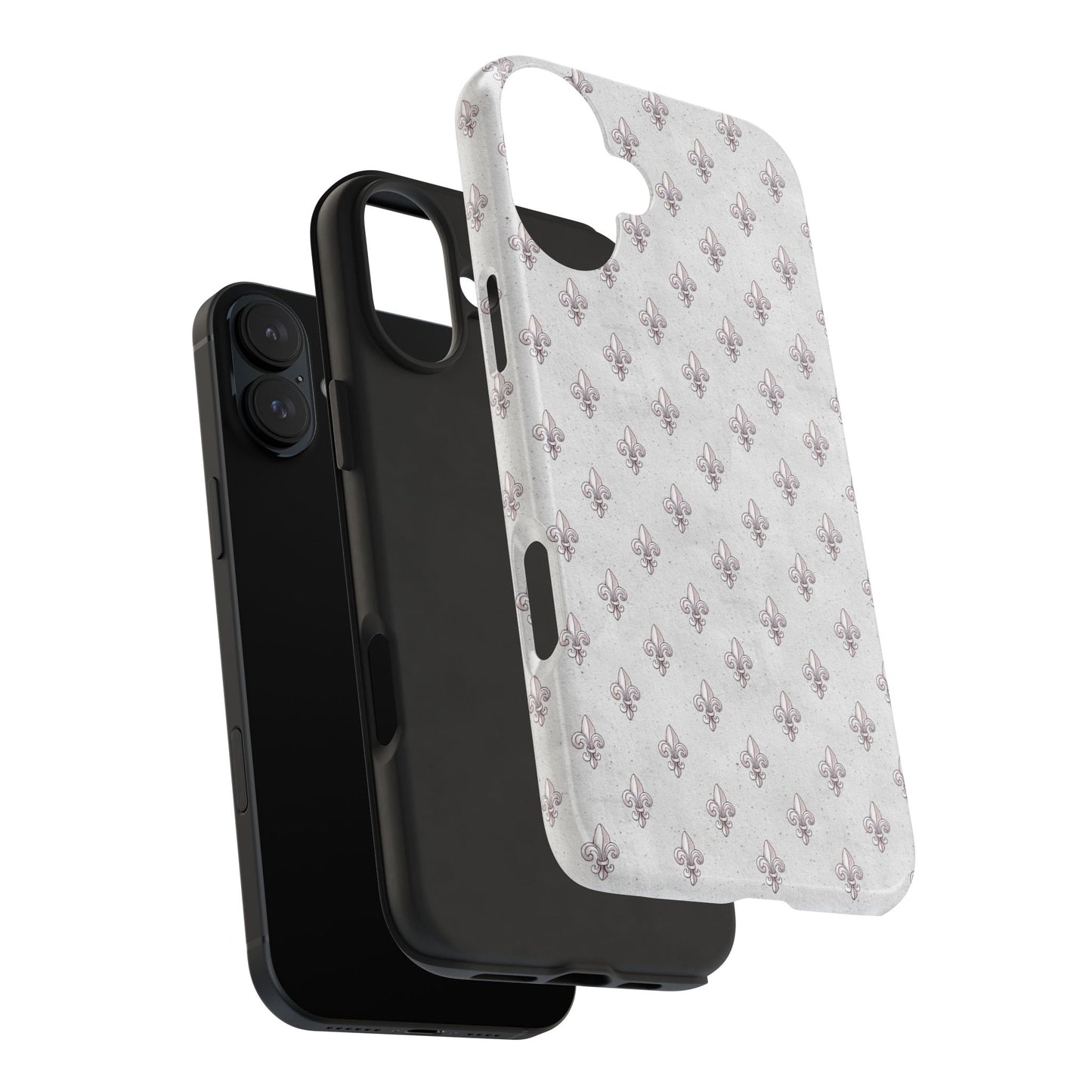 Fleurs Silver Phone Case