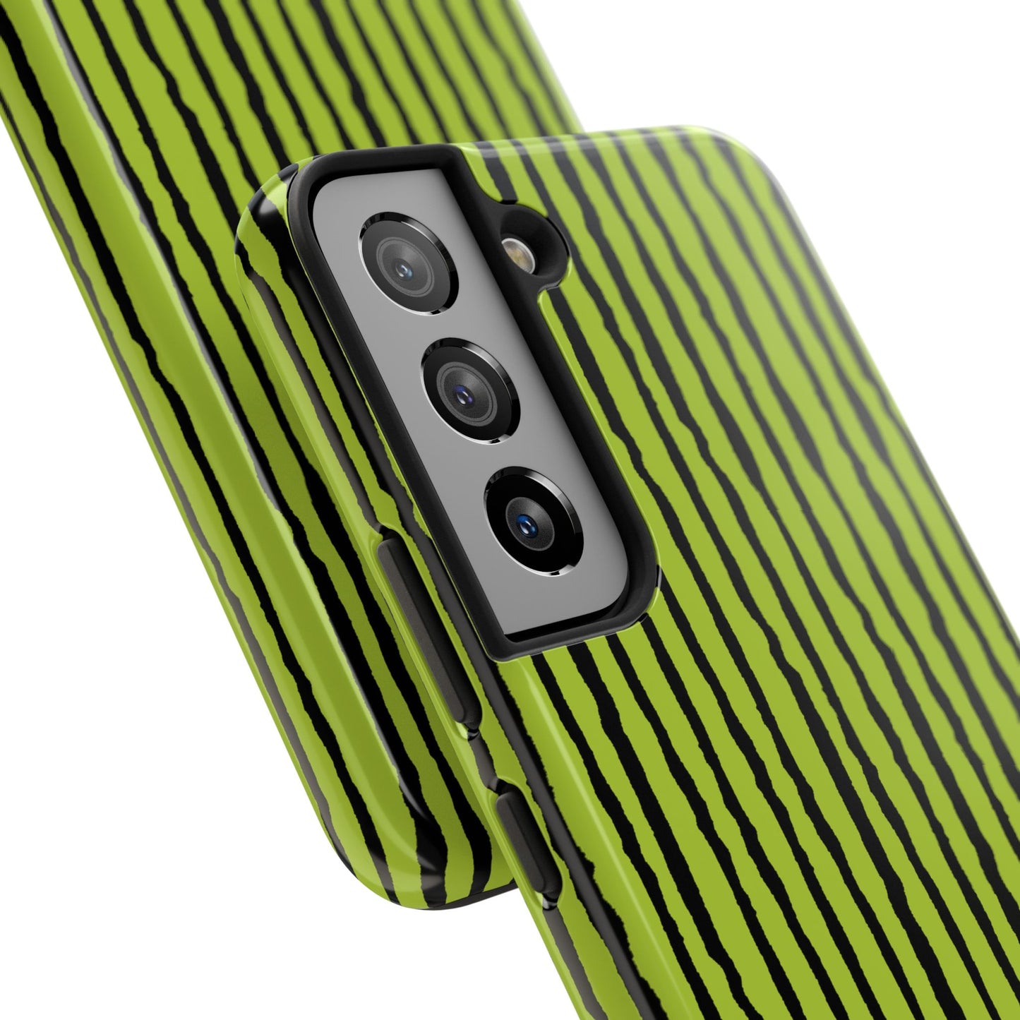 Sorta Stripe Green / Black Phone Case