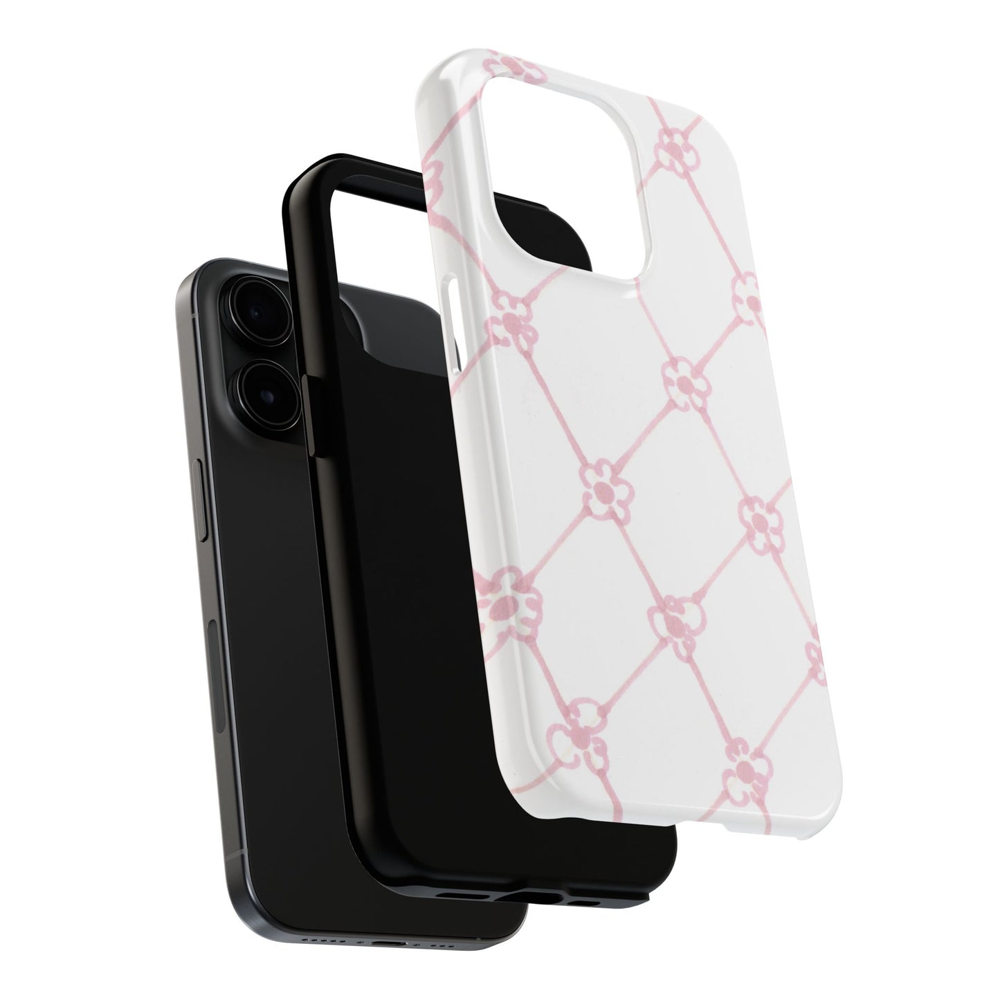 Flower Model Scroll Phone Case