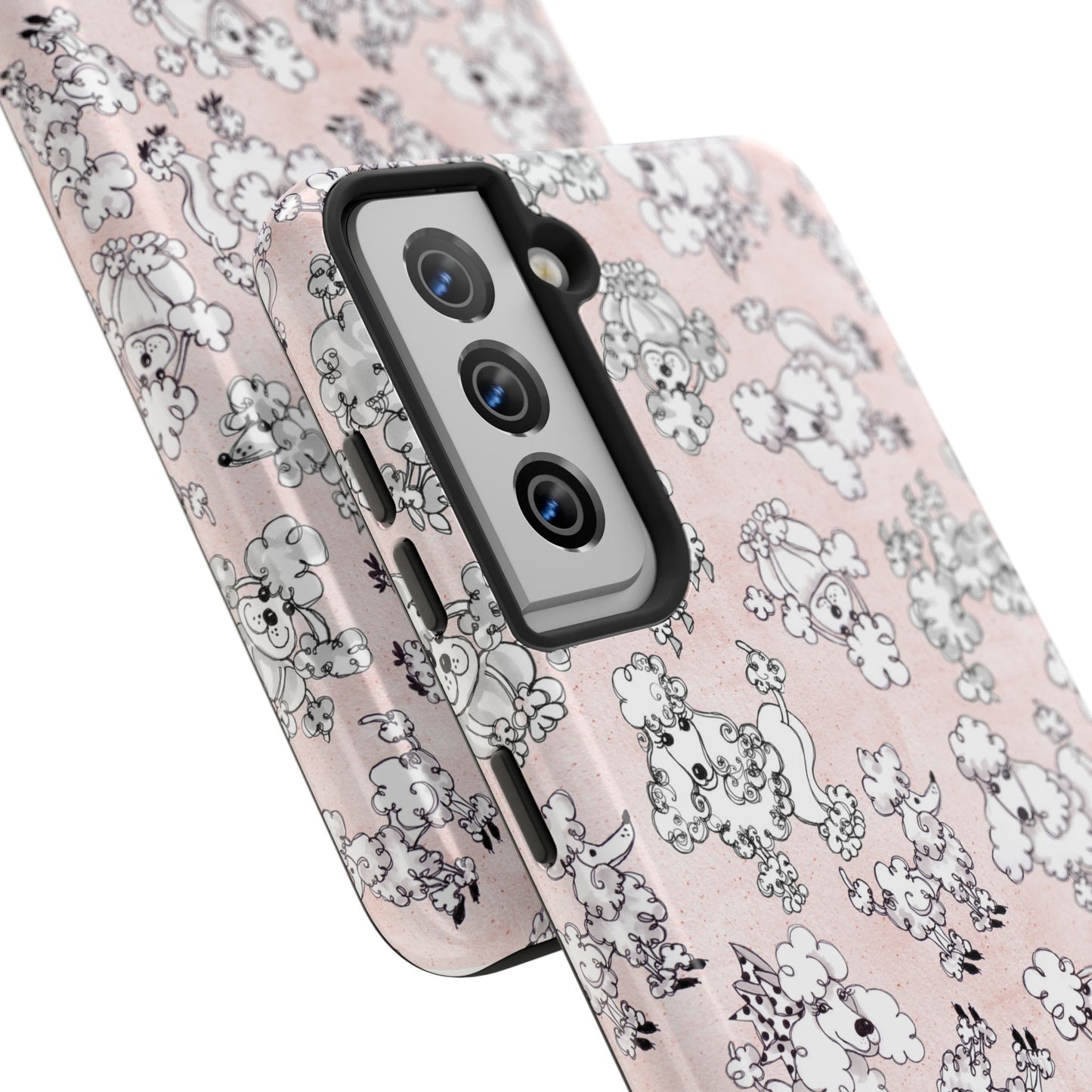 Paris Poodles Pink Phone Case