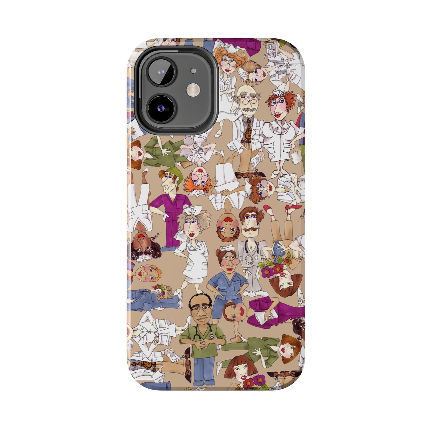 Diverse Nurse Khaki Phone Case