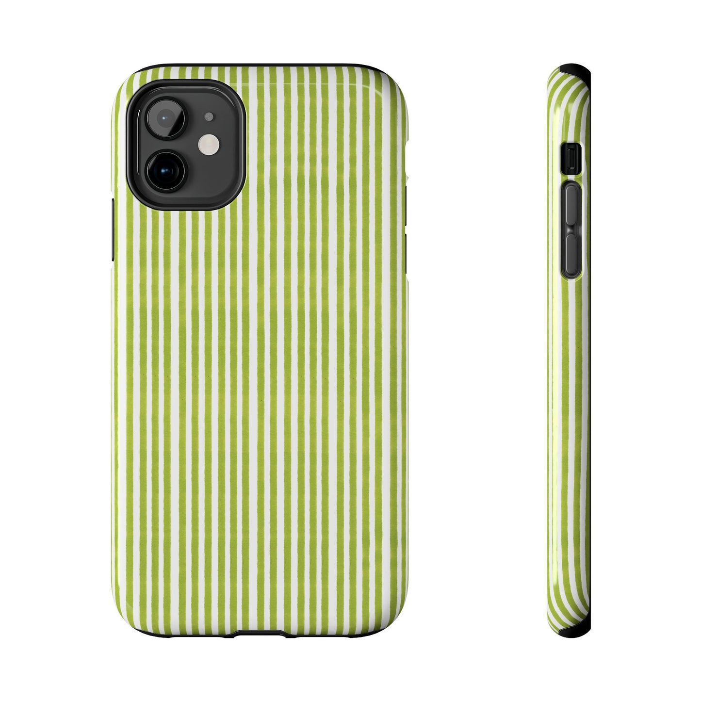 Lazy Stripe Lime Phone Case