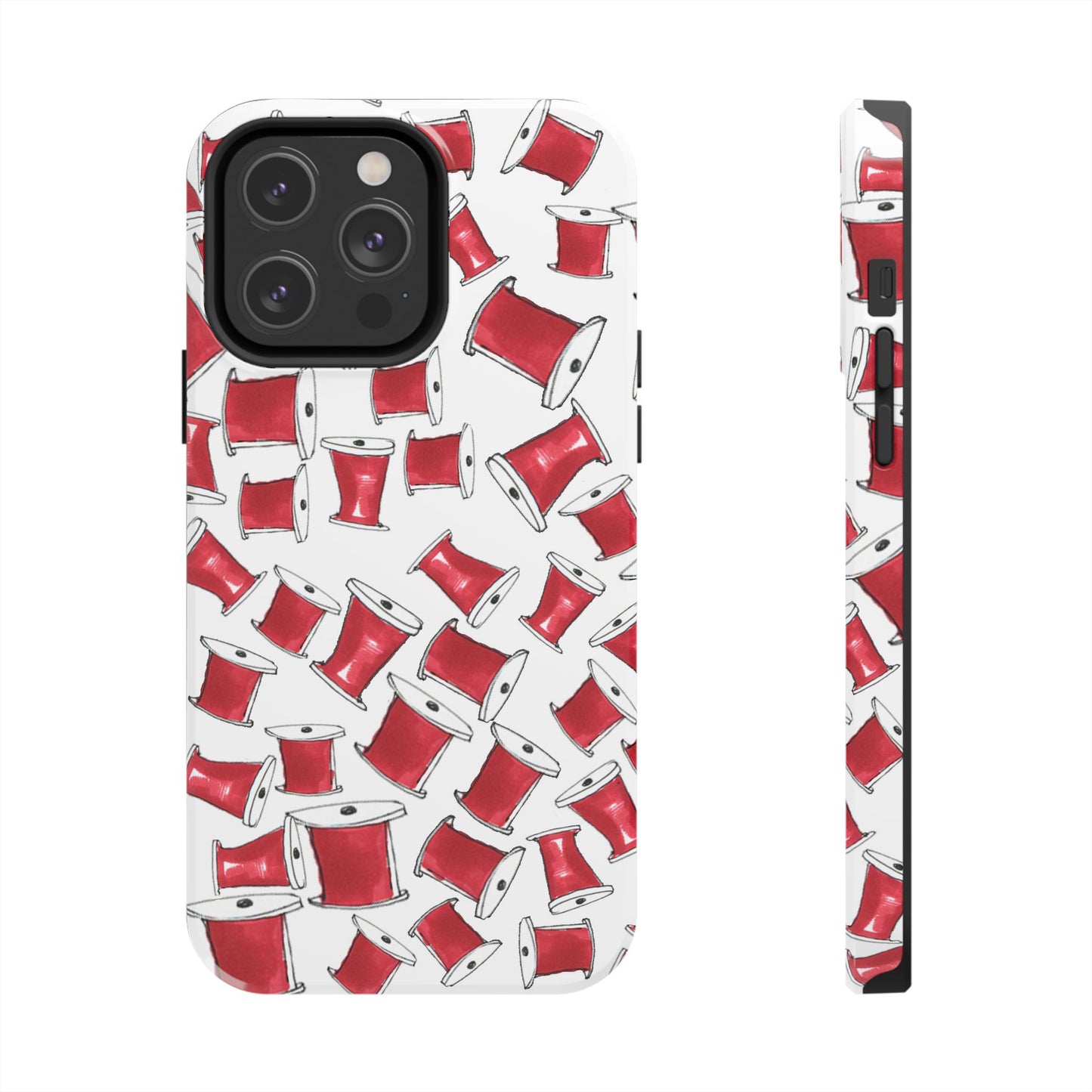 Red Thread White Phone Case