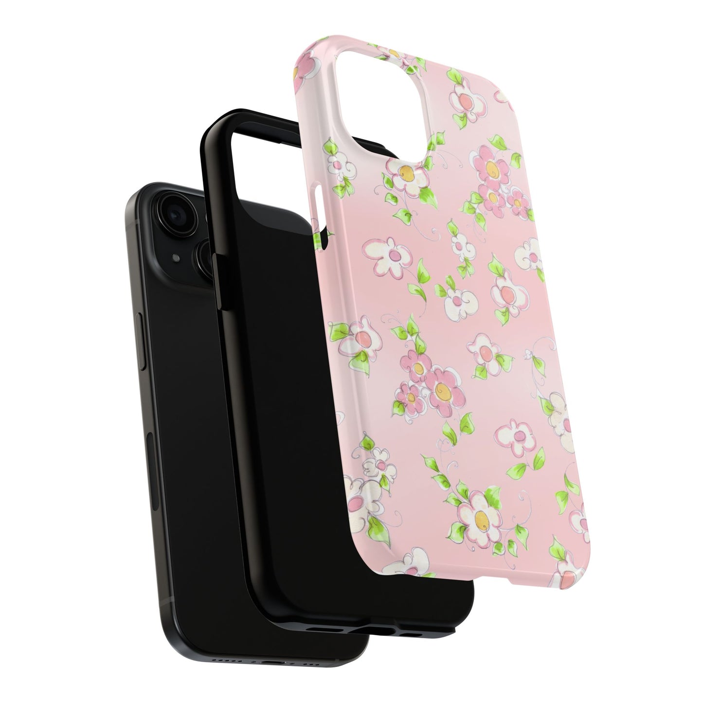 Precious Posies Pink Phone Case