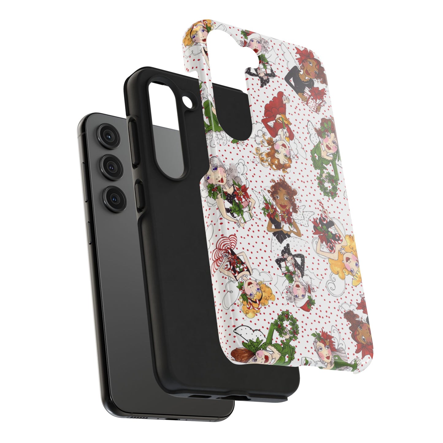 Fairy Toss White / Red Phone Case
