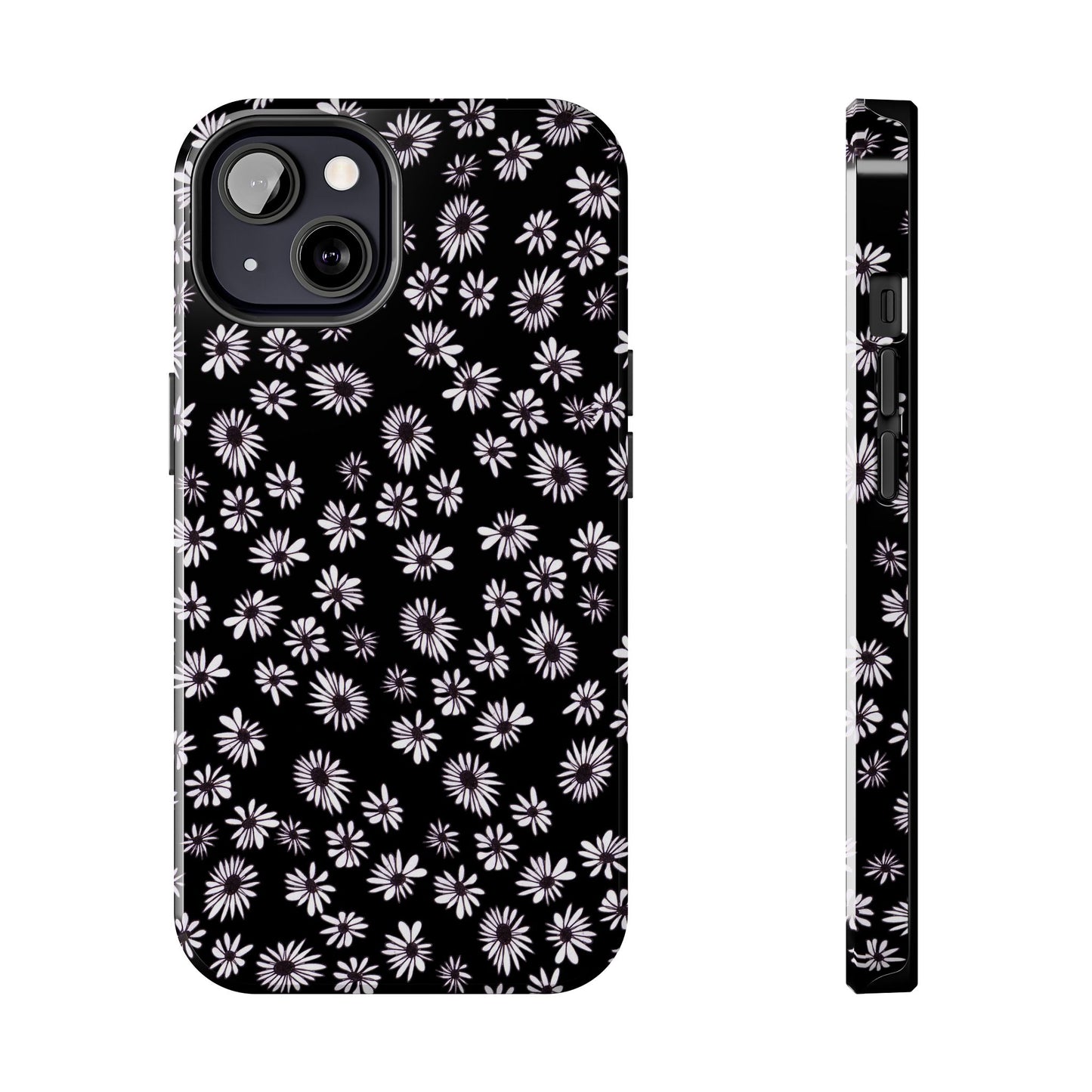 Random Daisy Black / White Phone Case