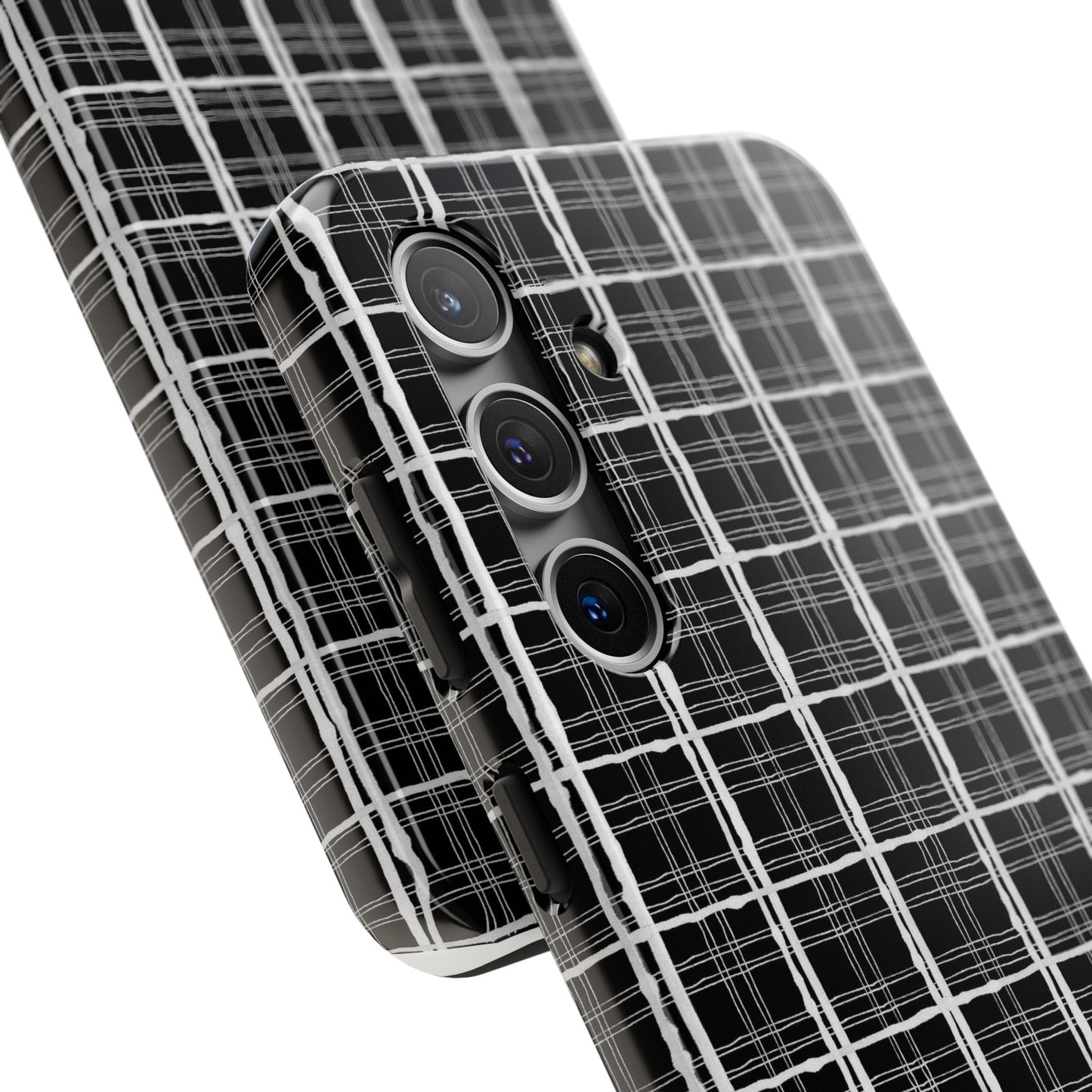 Sophistiplaid Black / White Phone Case