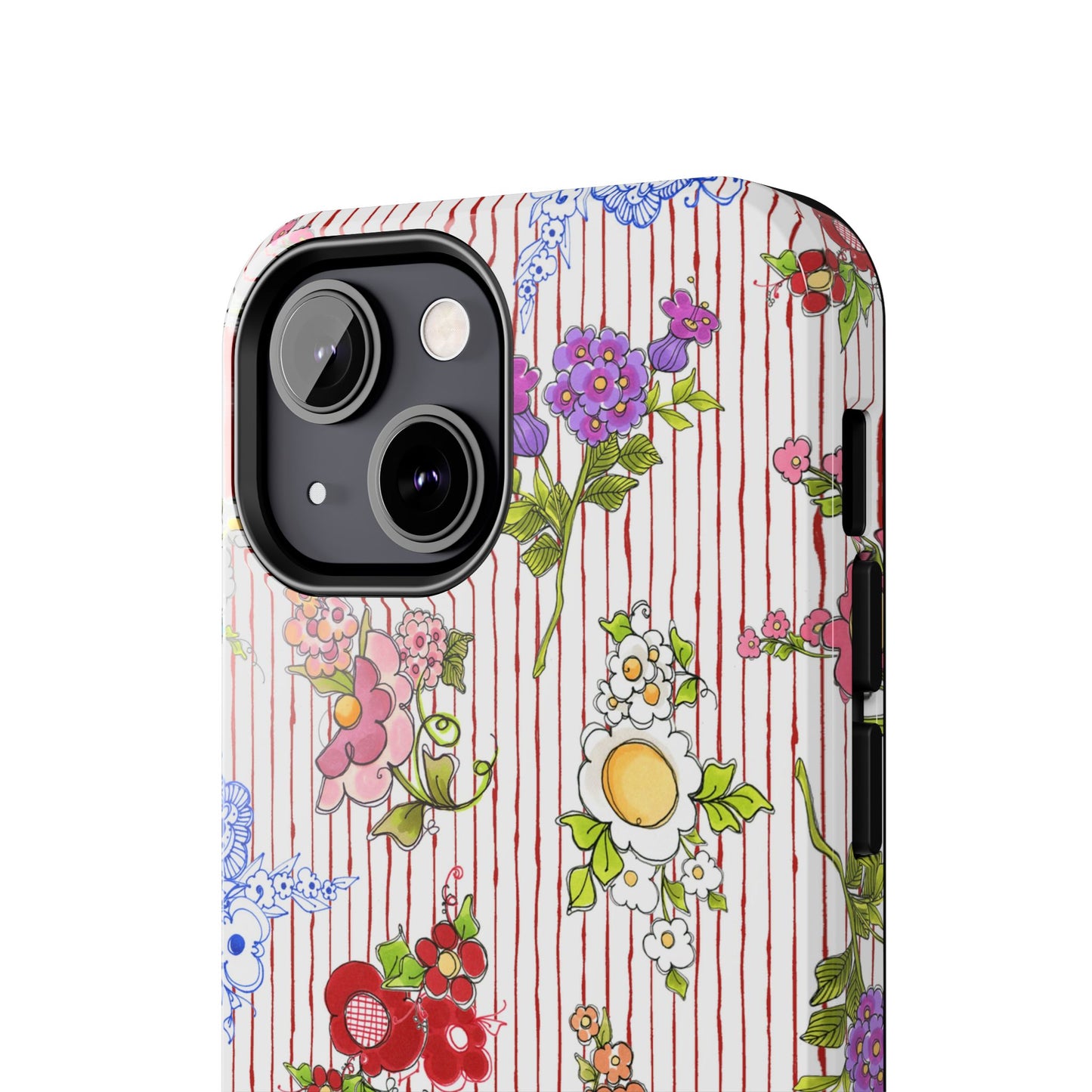 Mixed Bouquets Red / White Phone Case