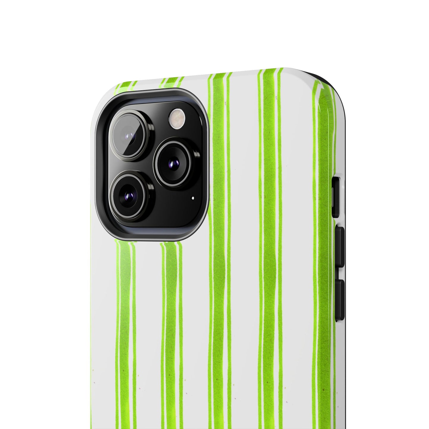 Awning Stripe Lime Phone Case