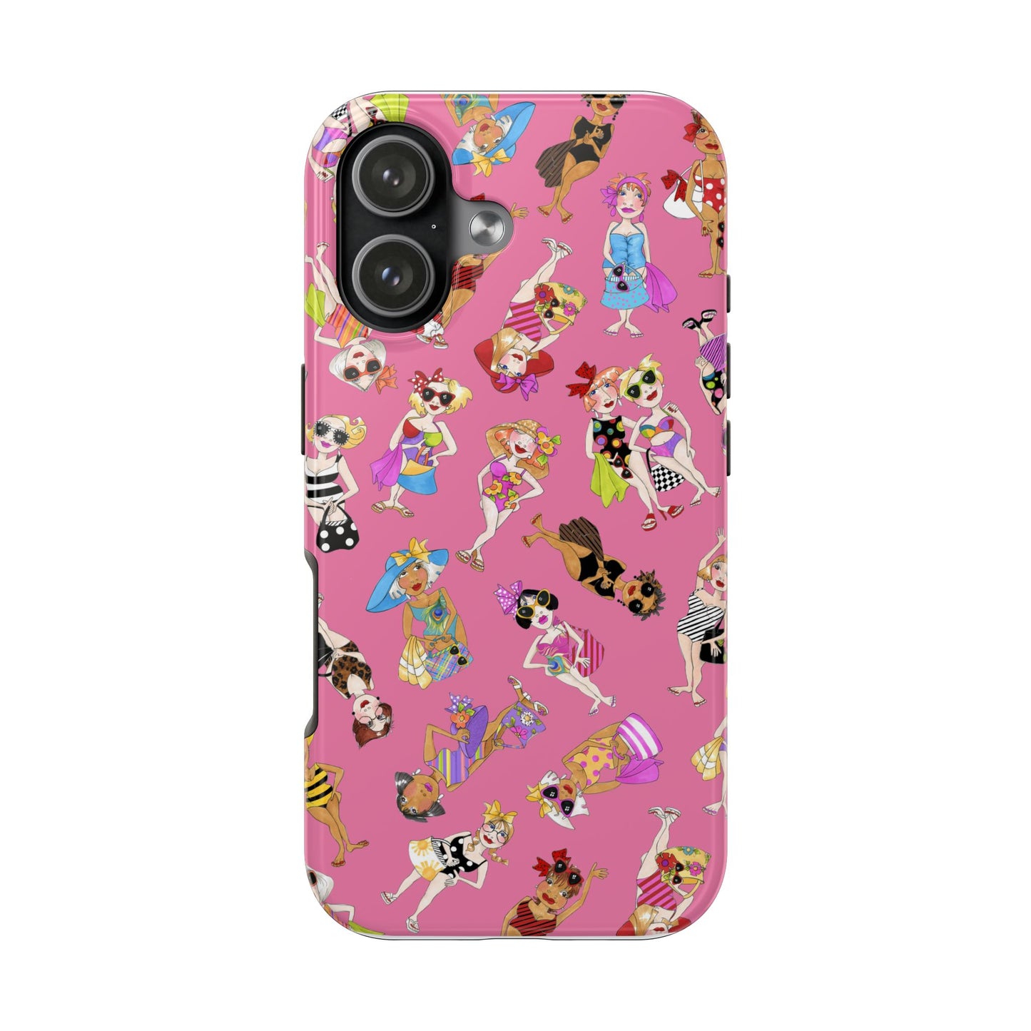 Tossed Beauties Pink Phone Case