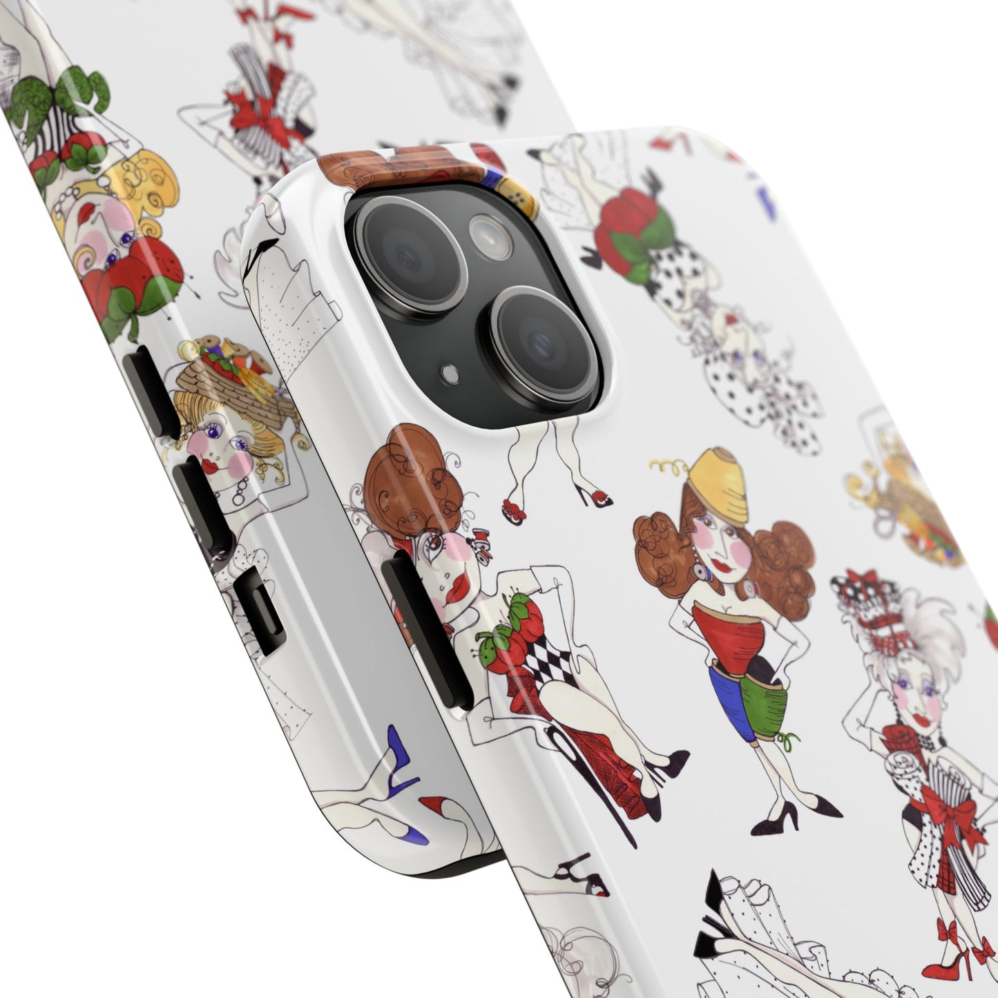 Sew Tossed White Phone Case