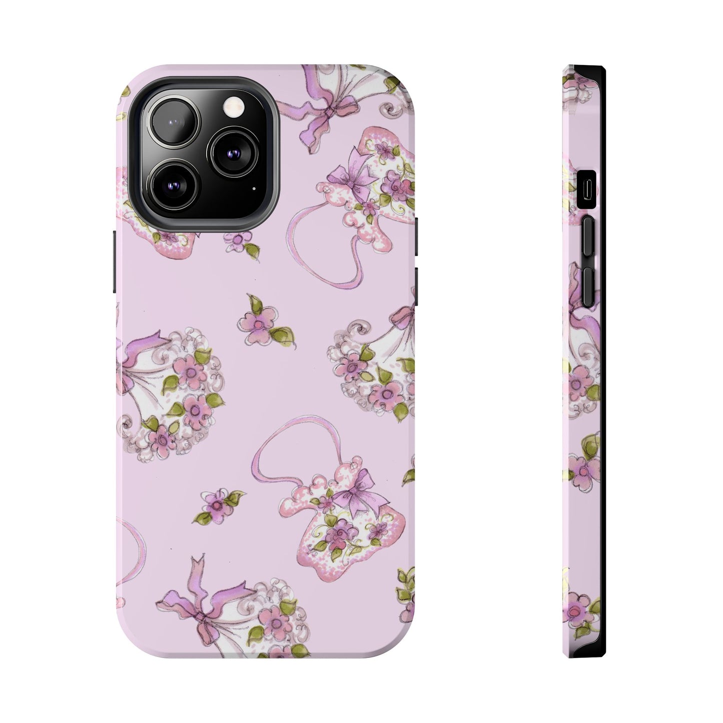 Flower Model Hand Bag Phone Case