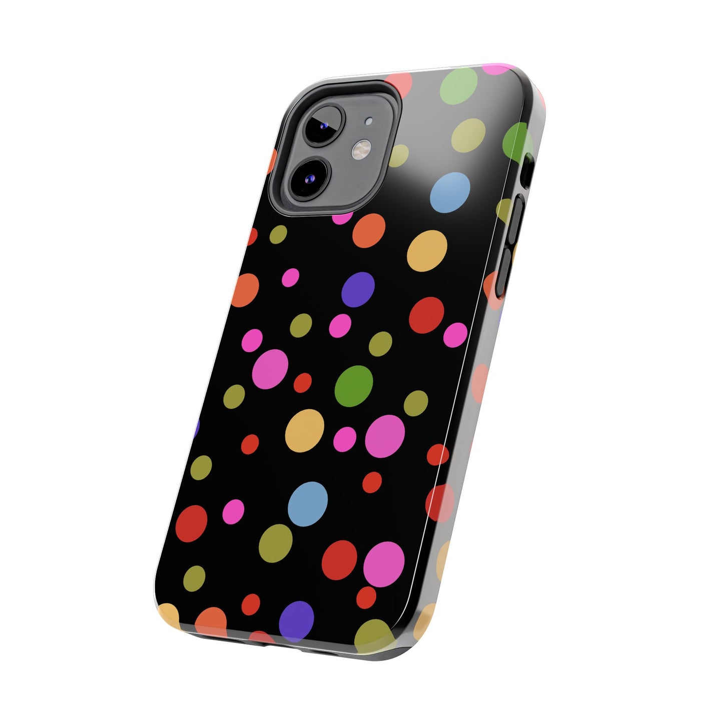Dot Assortment Black Phone Case