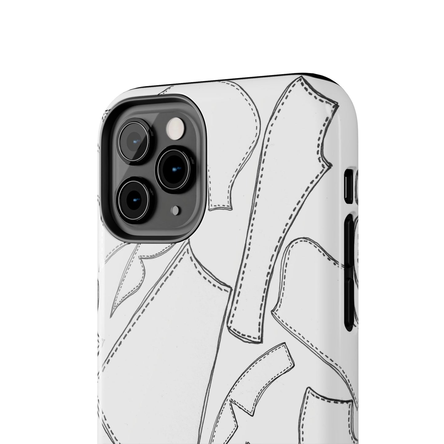 Pattern Pieces White Phone Case