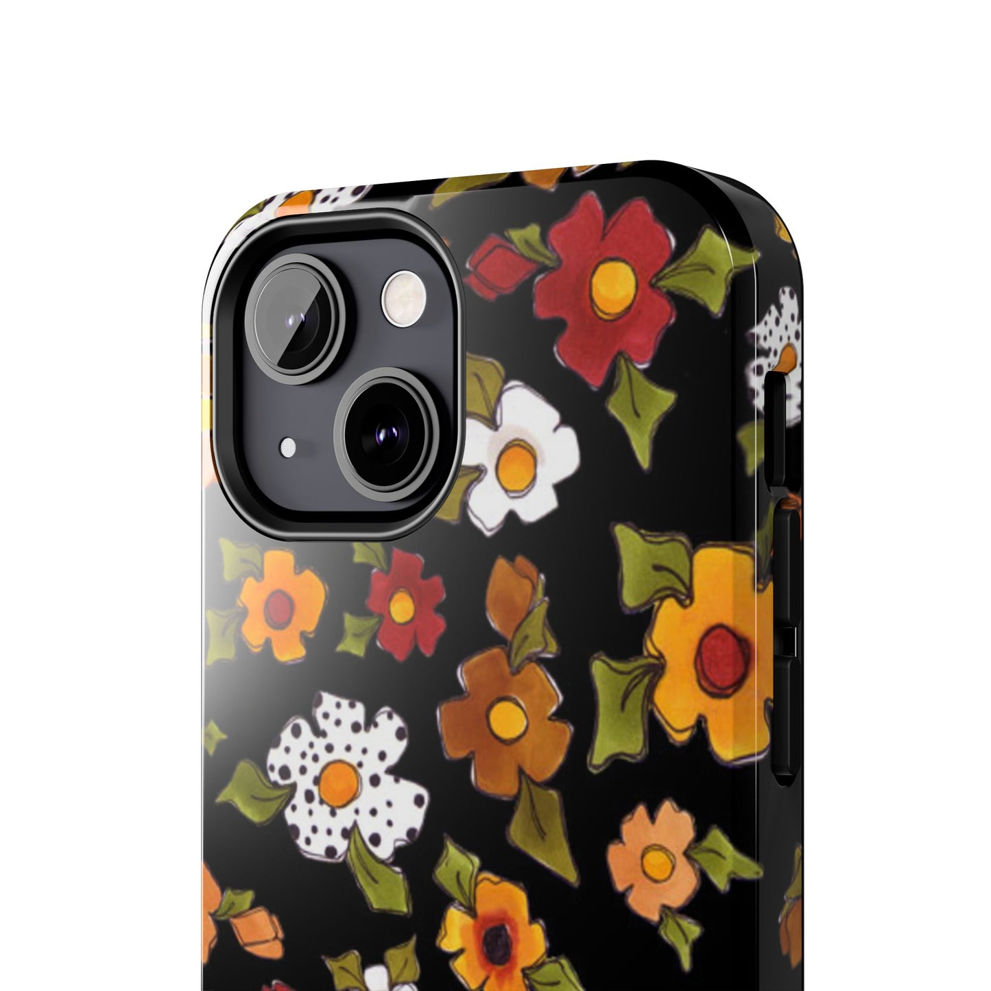 Spice Posie Black Phone Case