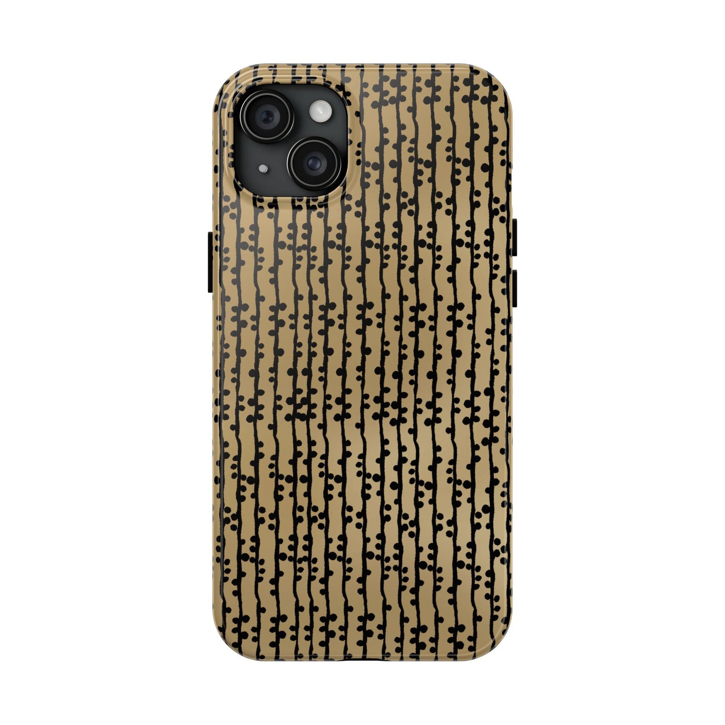 Loopy Stripe Tan Phone Case