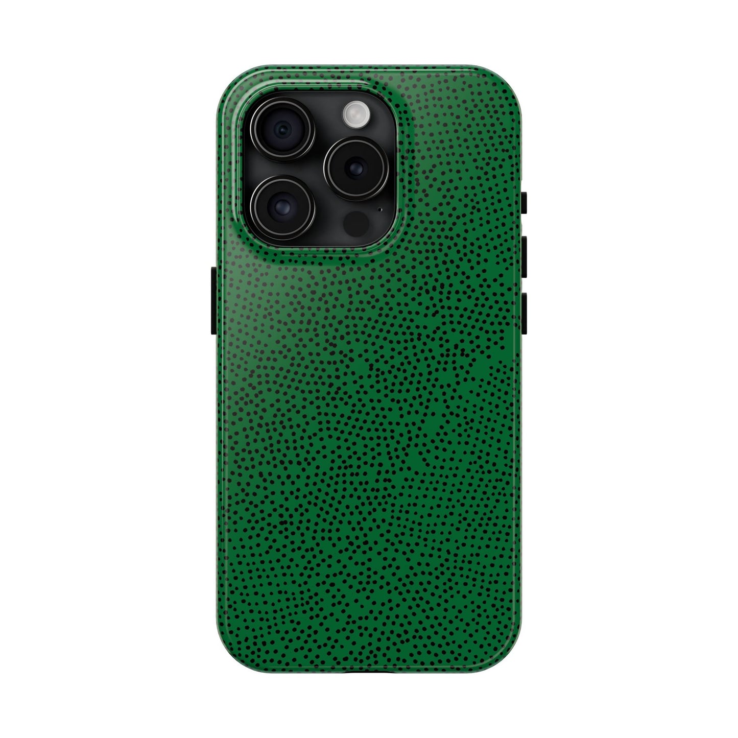 Mini Dot Green / Black Phone Case