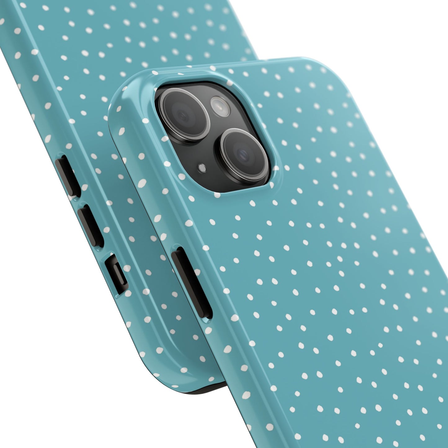 Dinky Dots Turquoise / White Phone Case